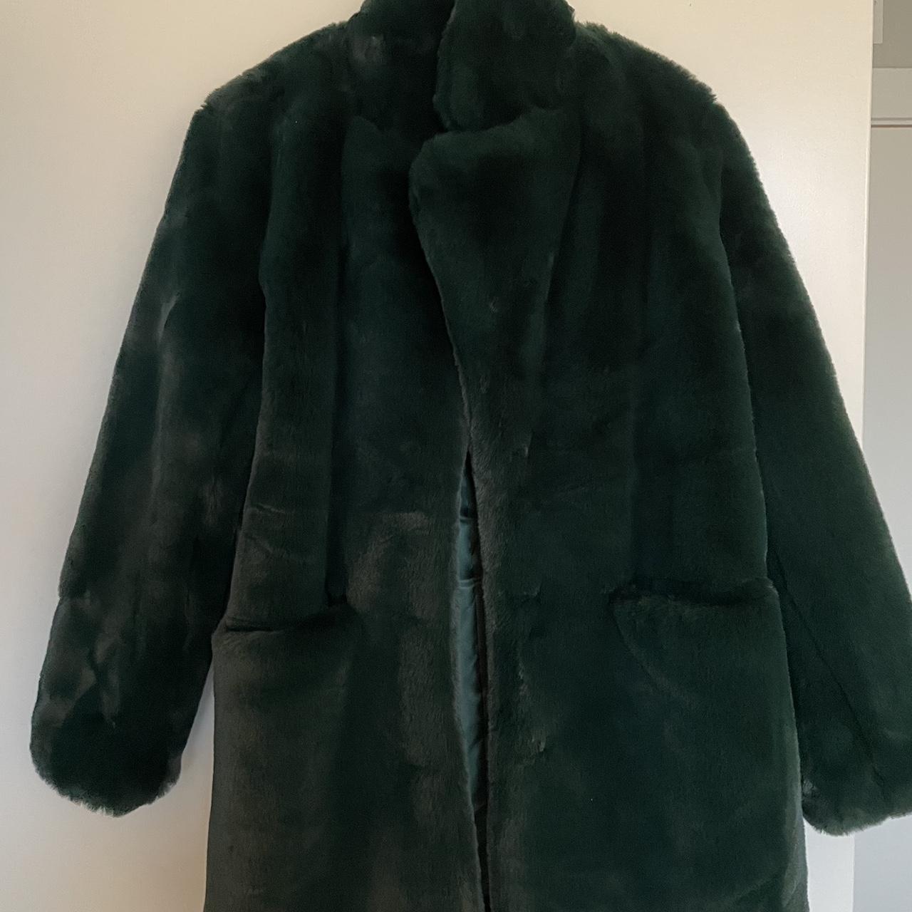 Apparis faux fur coat. Size S. Oversized. Worn once - Depop