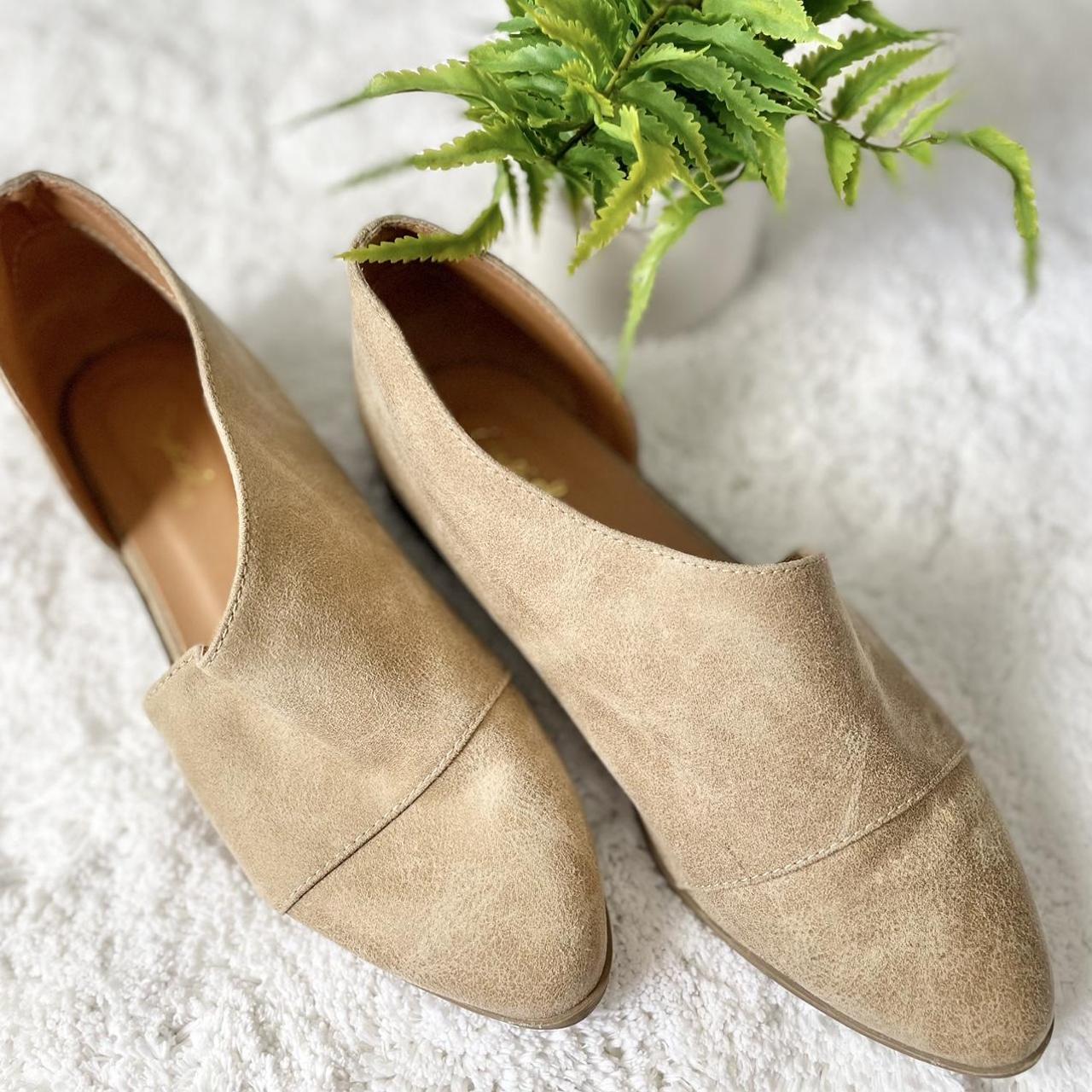 Qupid | Taupe Tuxedo Ankle Booties (6.5) K206 Size... - Depop