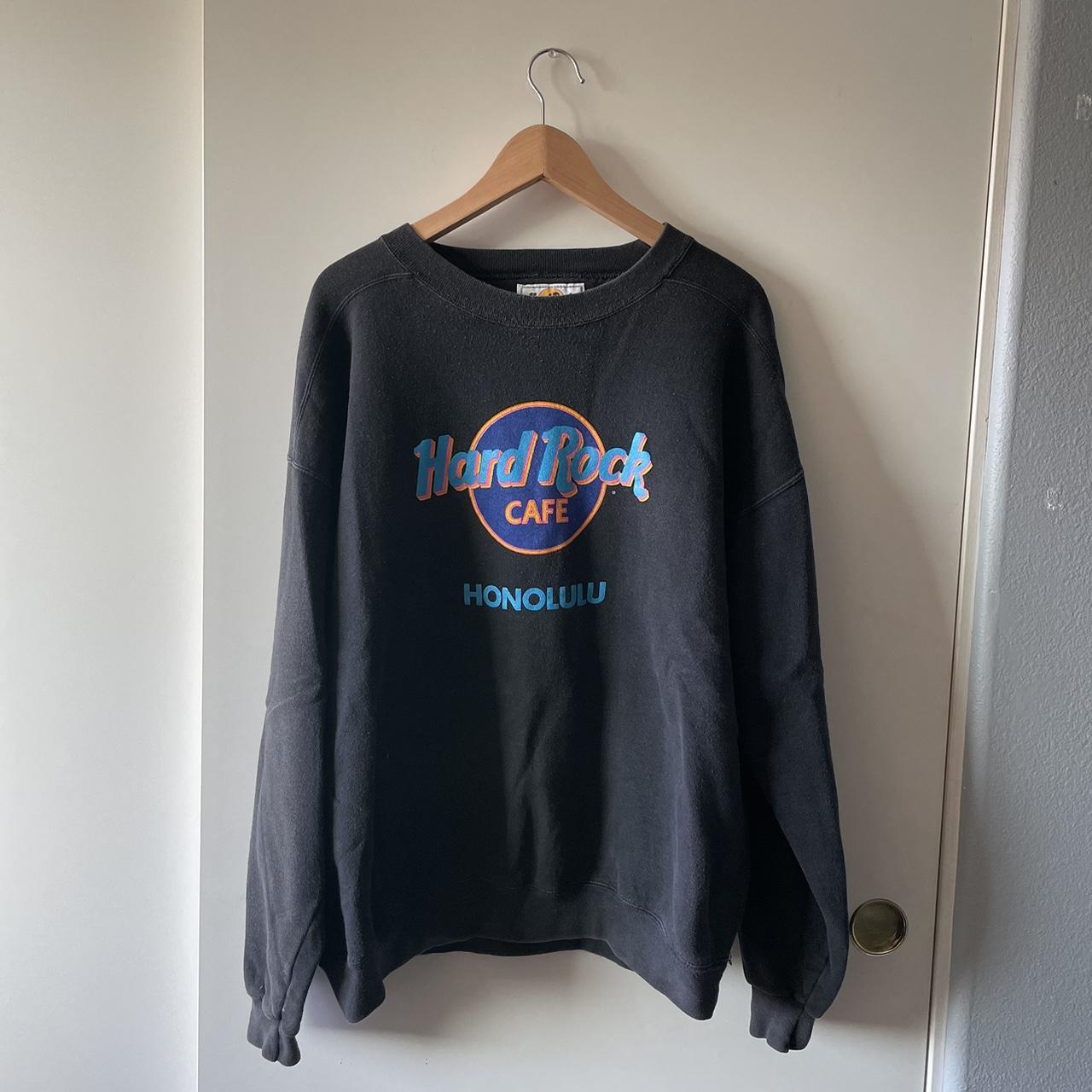 Made In Usa Hard Rock Cafe Sweater, Sweater Is A Xl - Depop