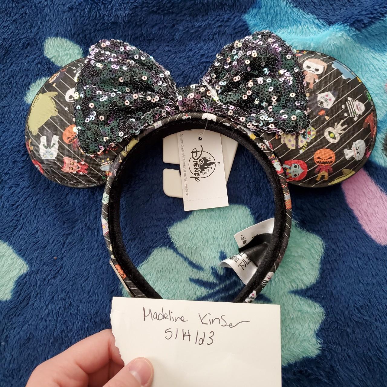 Disney Parks Loungefly Minnie Ears Headband - Nightmare Before Christmas