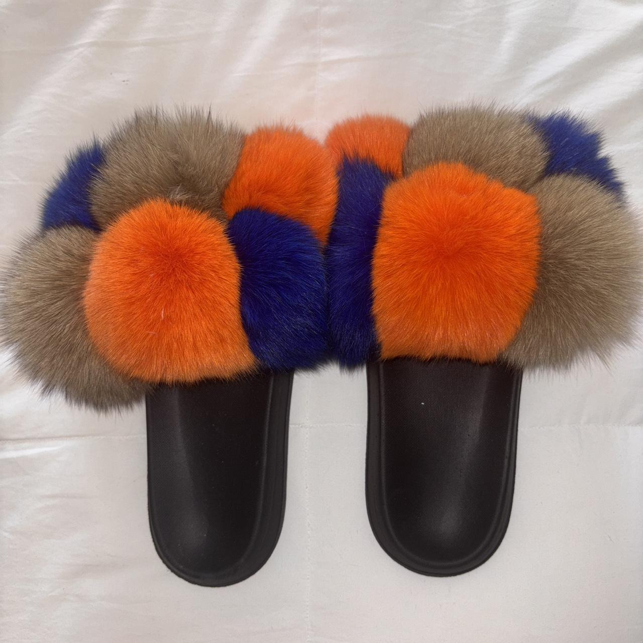 Women's Slides - Multi - US 8 – Multi-coloured fa… - image 1