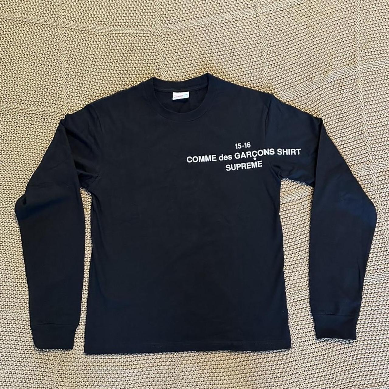 Supreme Comme des Garçons shirt Long sleeve Size | Depop