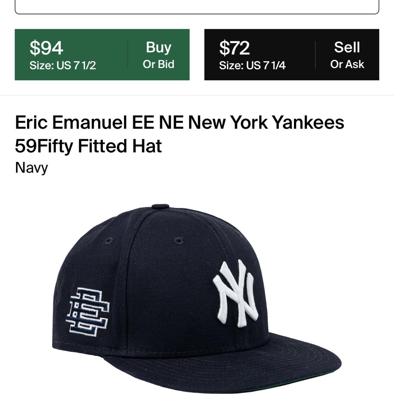 Men's New York Yankees New Era Navy Eric Emanuel 59FIFTY Fitted Hat