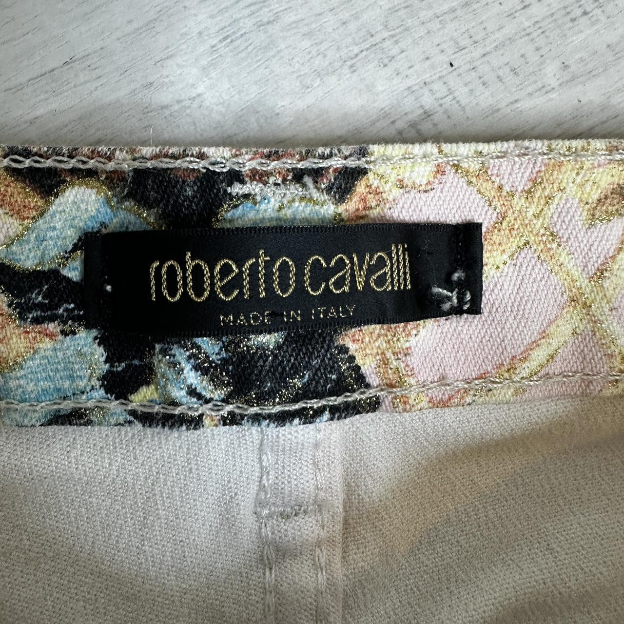 Roberto Cavalli 2003 Pheasant light pink pants/jeans... - Depop