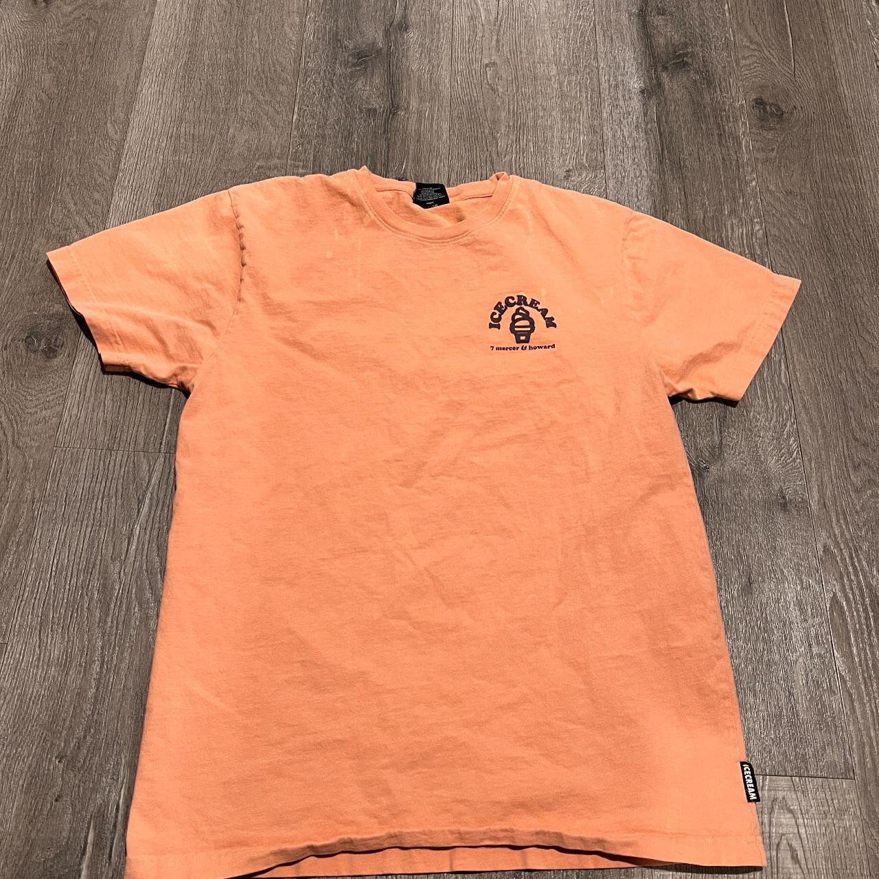 BBC Ice Cream 7 Mercer & Howard Peach Shirt... Depop