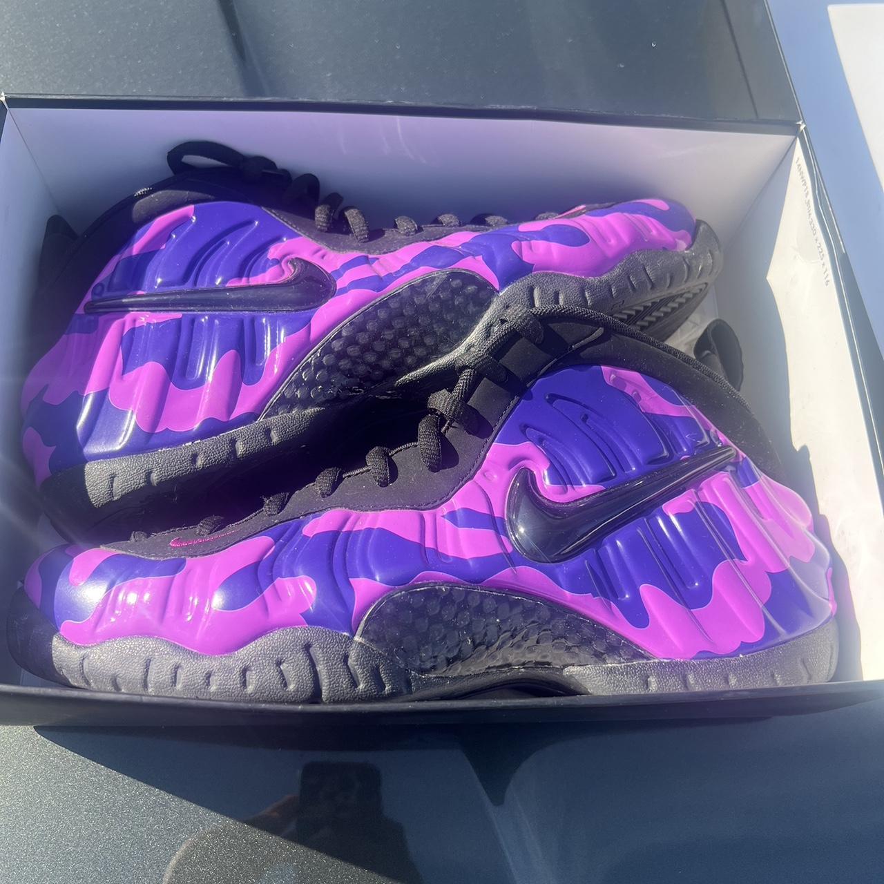 Purple camouflage hot sale foamposites