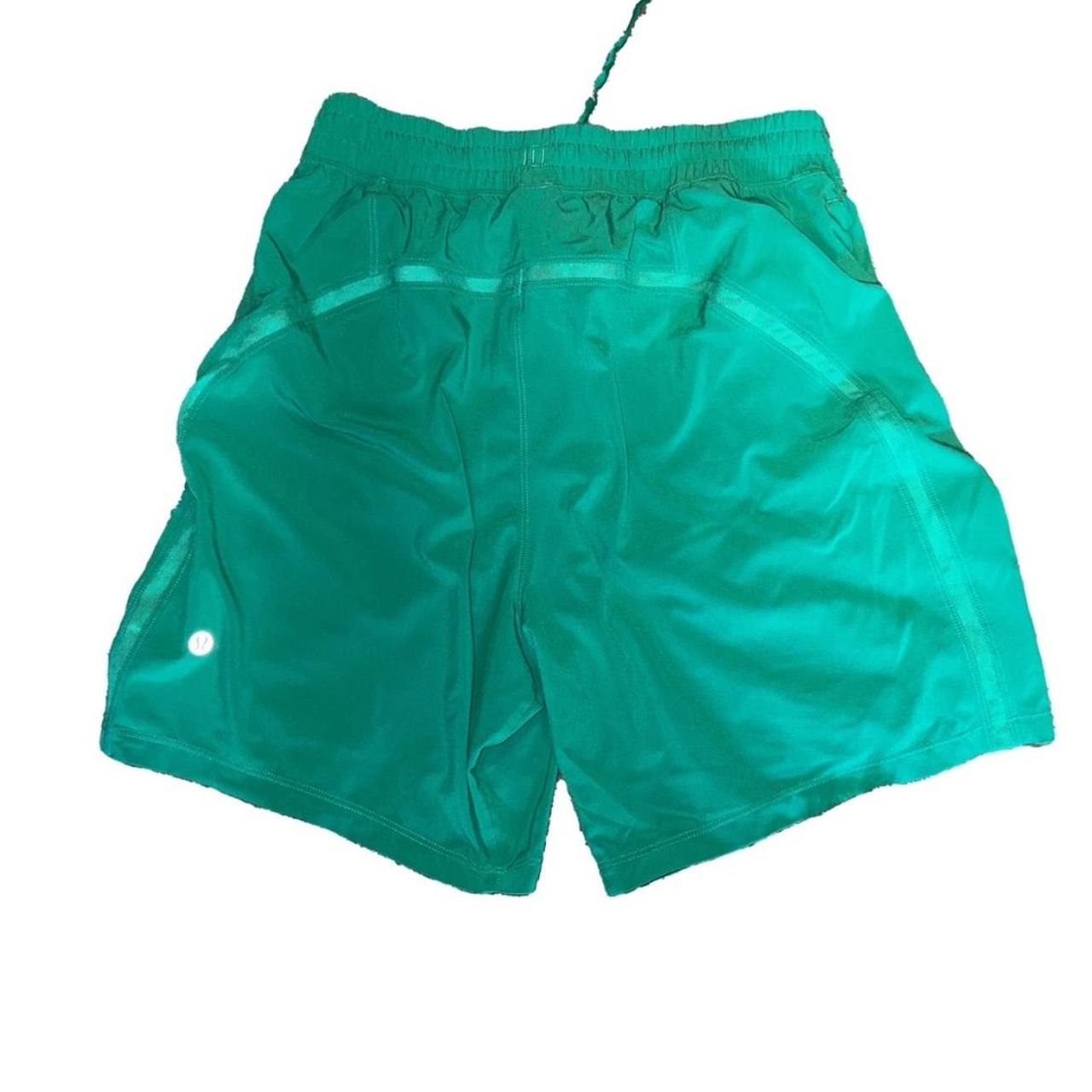 Great condition lululemon shorts in Maldives Green!!... Depop