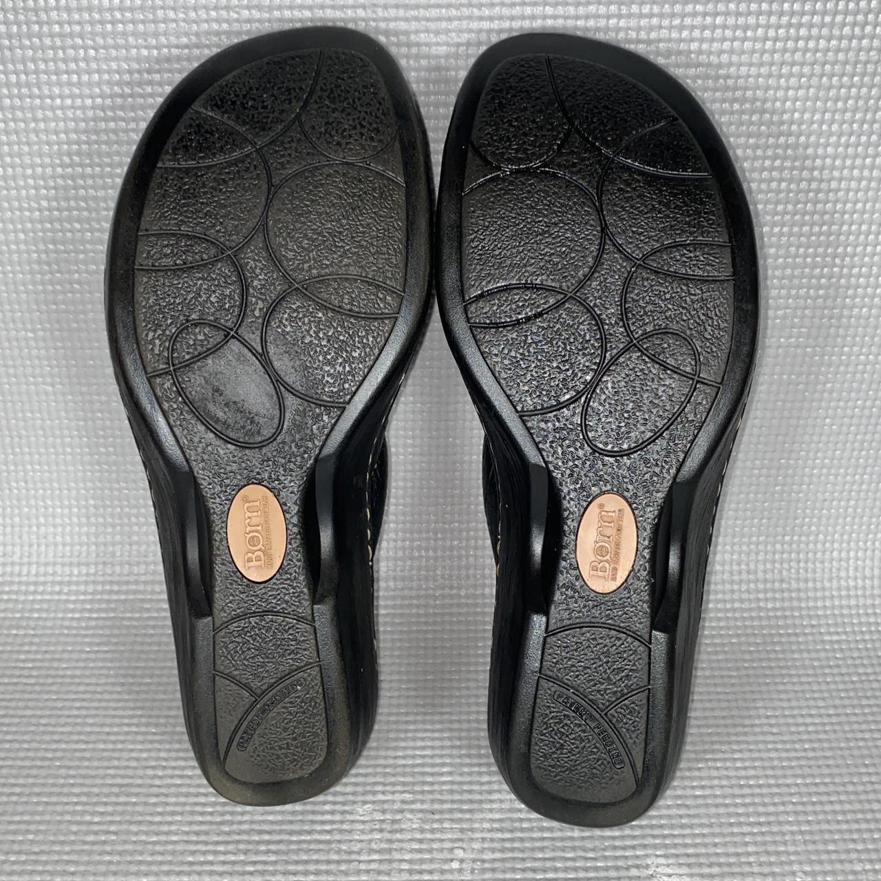 Born Black Soft Leather Miles Clogs Sz 8 Work Casual... - Depop