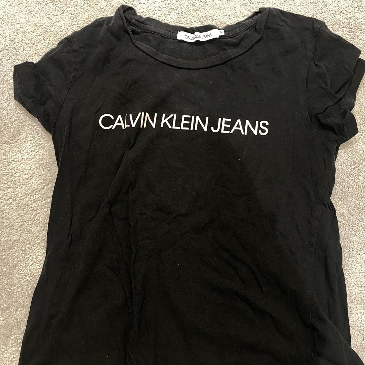 calvin klein basic t shirt women