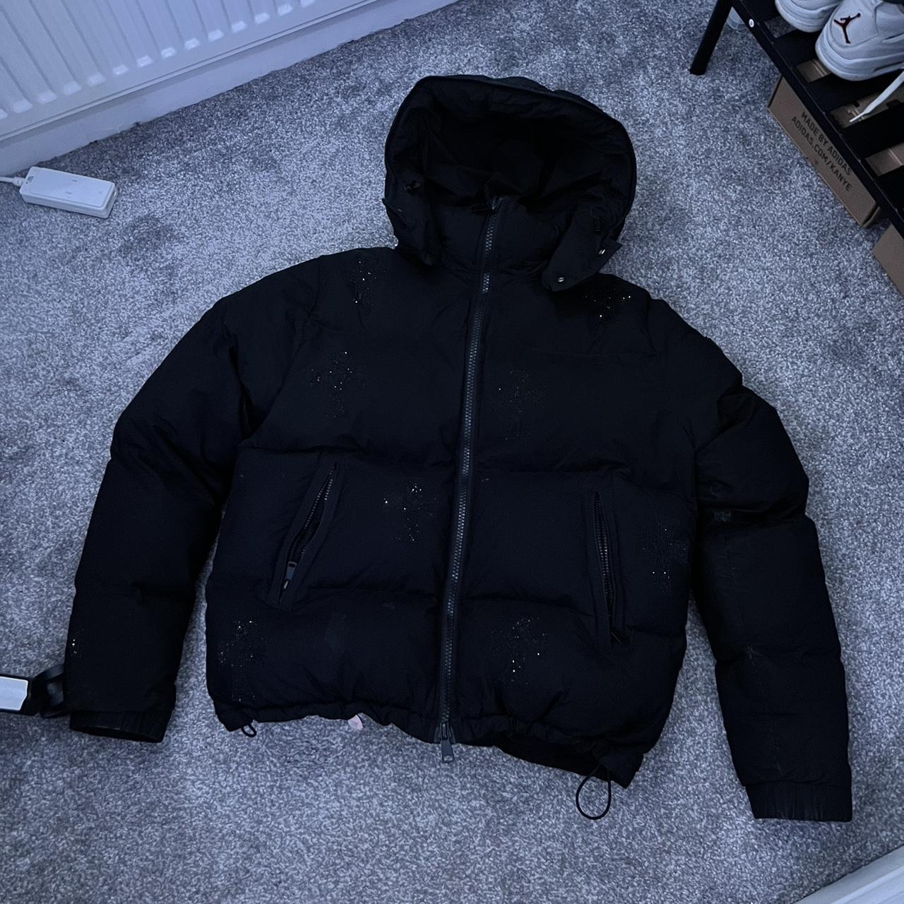 Unknown London Men's Black Coat | Depop