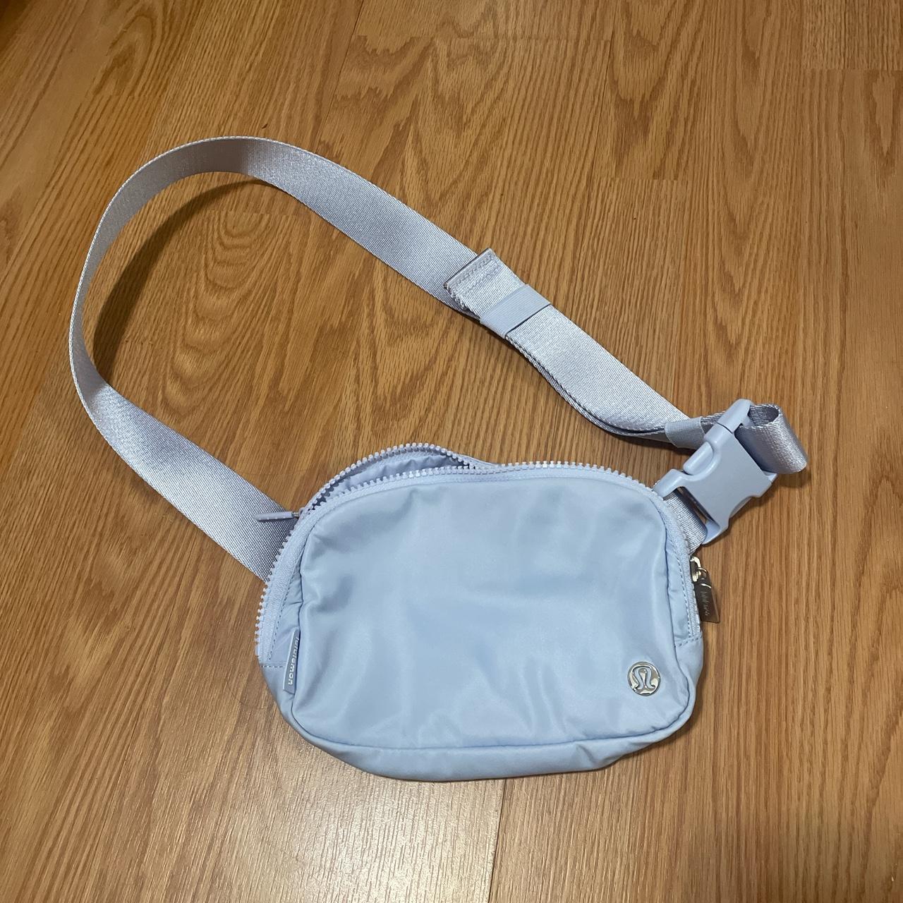 Pastel blue luluelmon everywhere belt bag... - Depop
