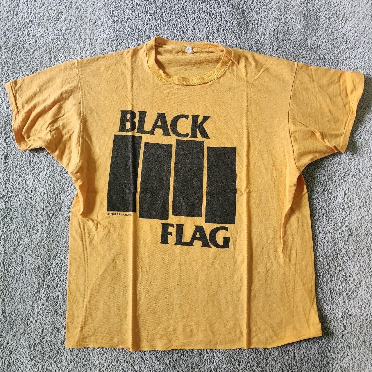 Vintage 80s Black Flag T-Shirt - Depop
