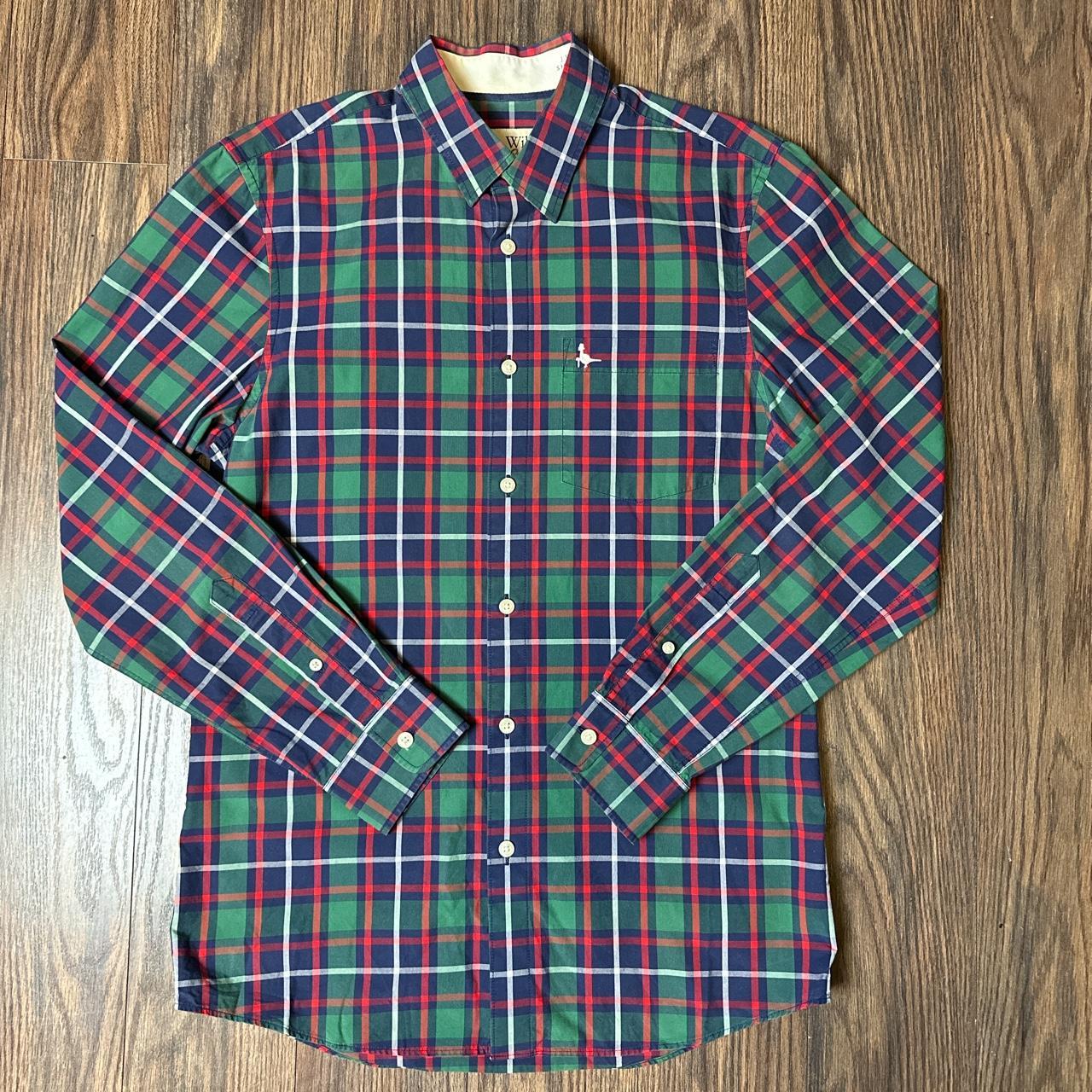 Jack Wills plaid button up. Barely worn, condition... - Depop