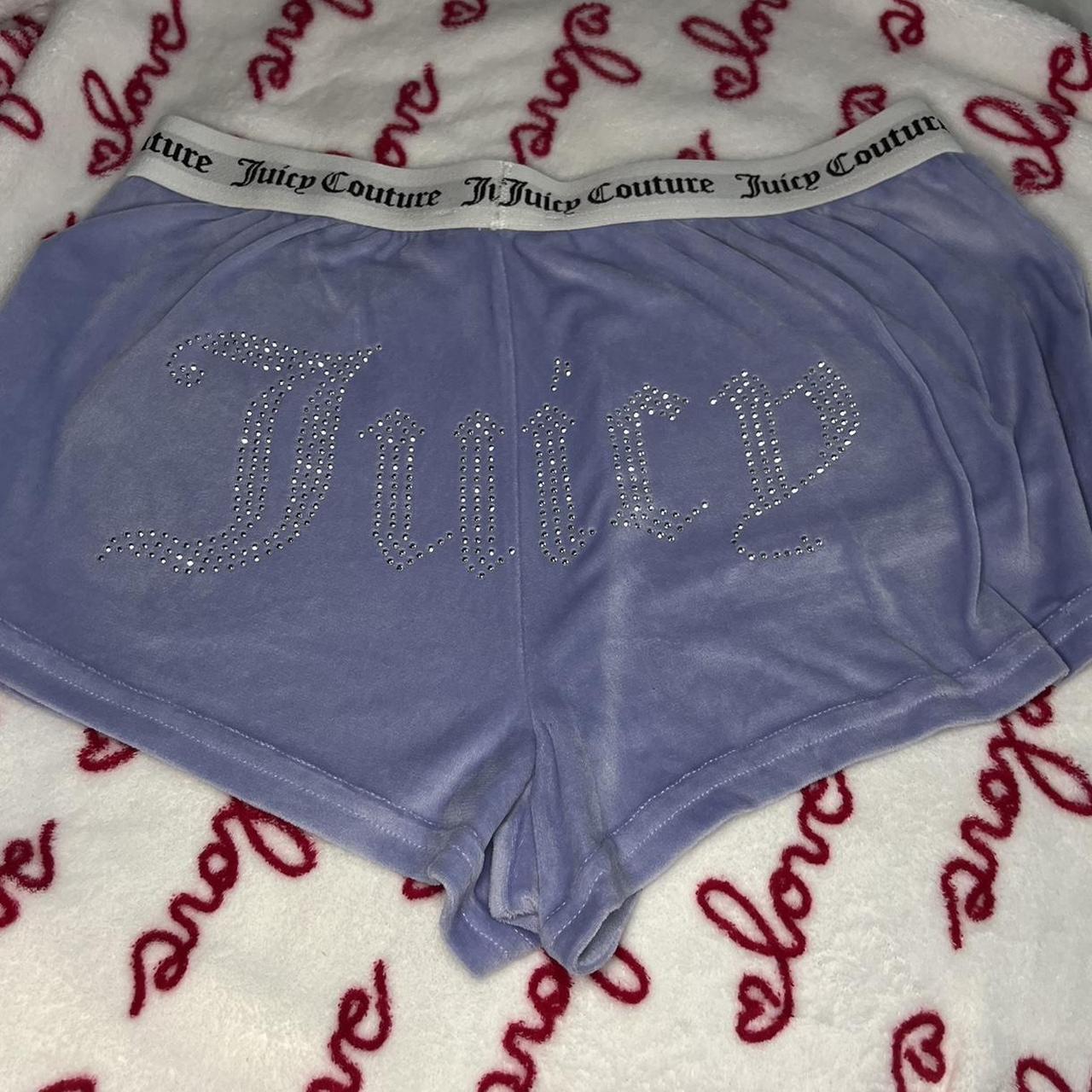 Juicy Couture Women's Purple Shorts | Depop