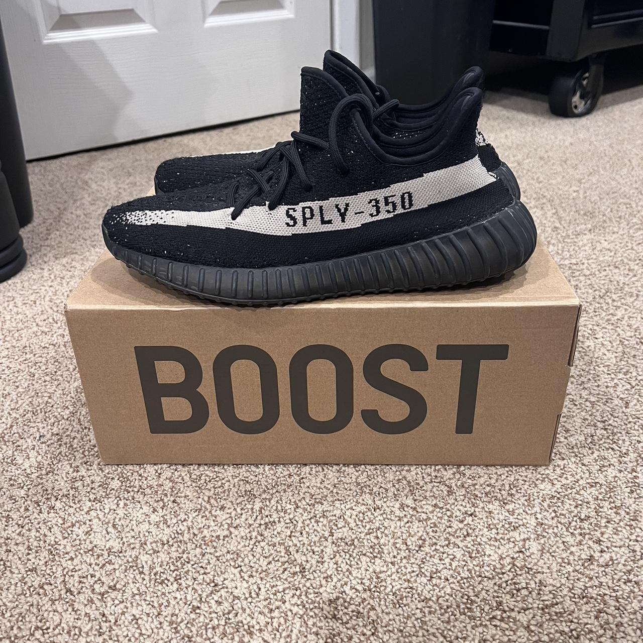 Yeezy Boost 350 V2 ‘Oreo’ slight wear size... - Depop