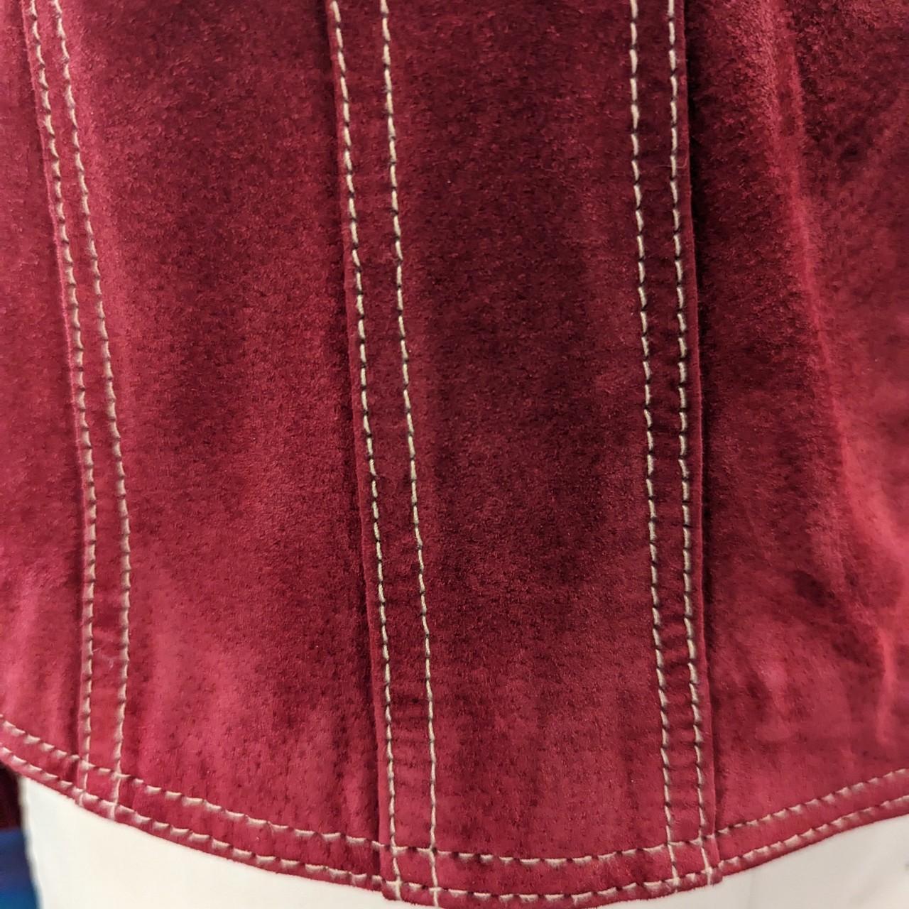 coldwater-creek-women-s-red-and-burgundy-jacket-depop