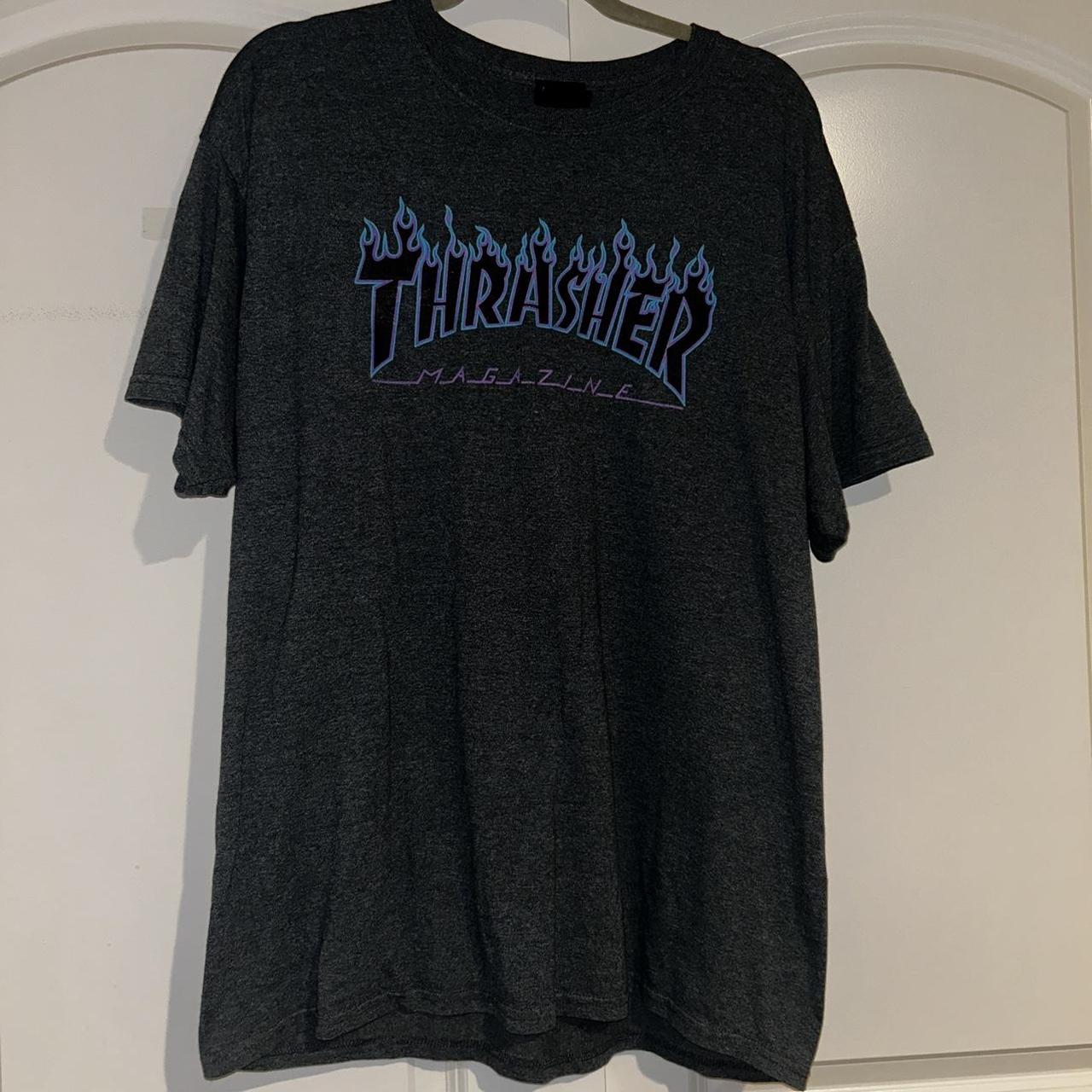 Grey on sale thrasher shirt