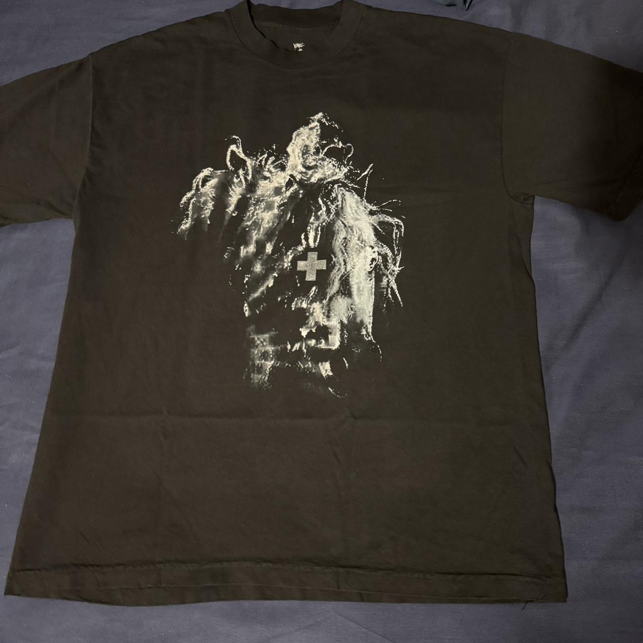 Rick Owens Men's T-shirt - Black/Grey - L – 2Hollis Merch Tour Shirt (fits oversized)