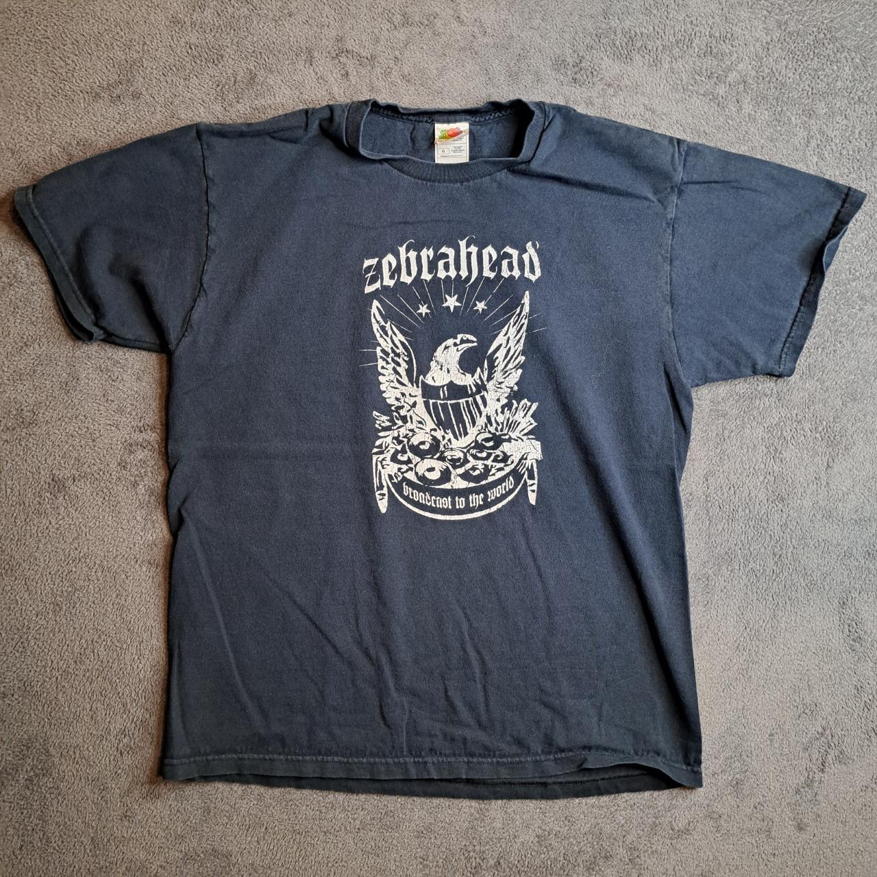 2000s ZebraHead Rock Band t shirt Size L #bandtee... - Depop