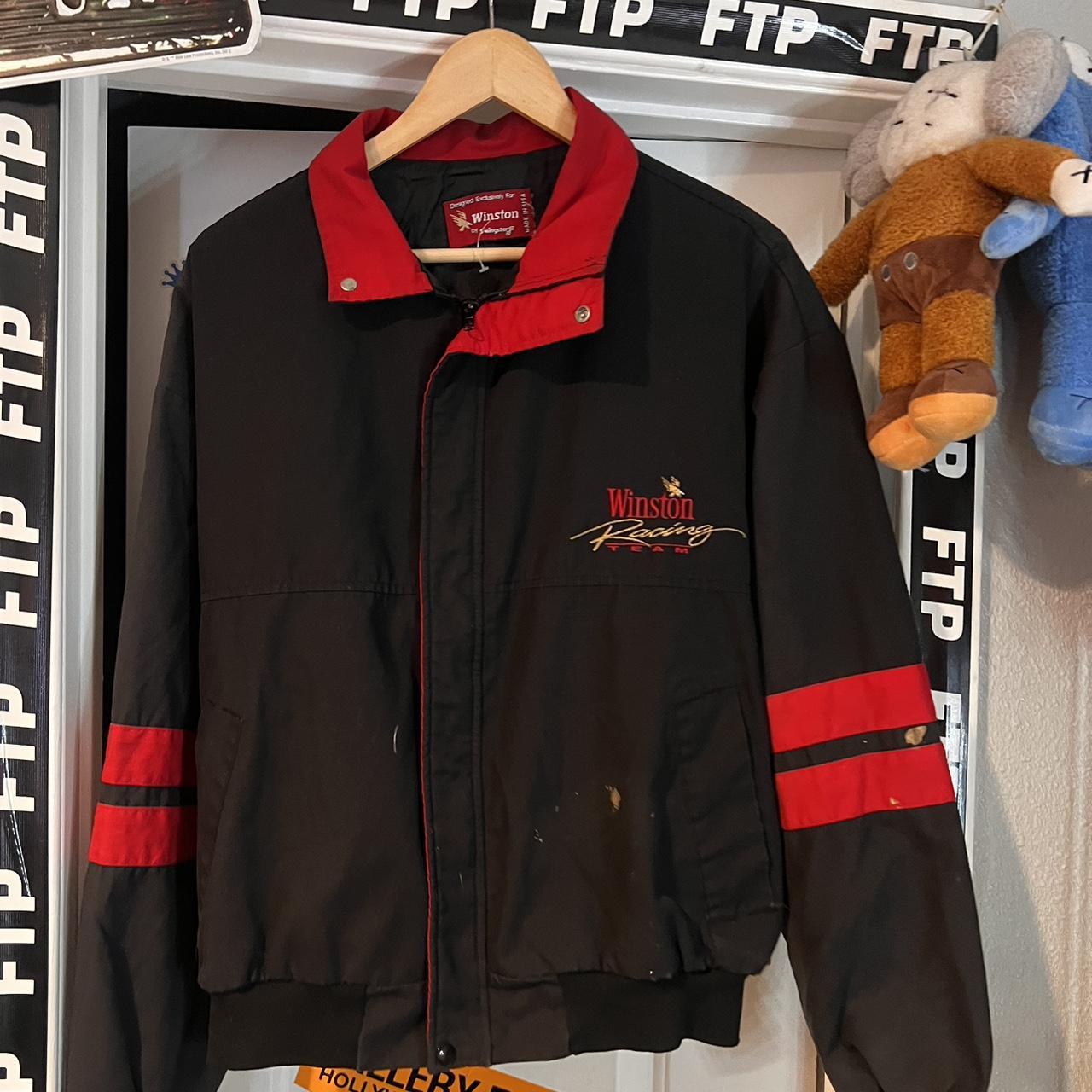 Vintage 90s Winton jacket has some stains fits like... Depop