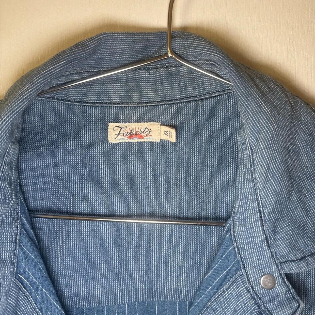 Faherty Women's Lightweight Jacket Jacket - Blue … - image 4