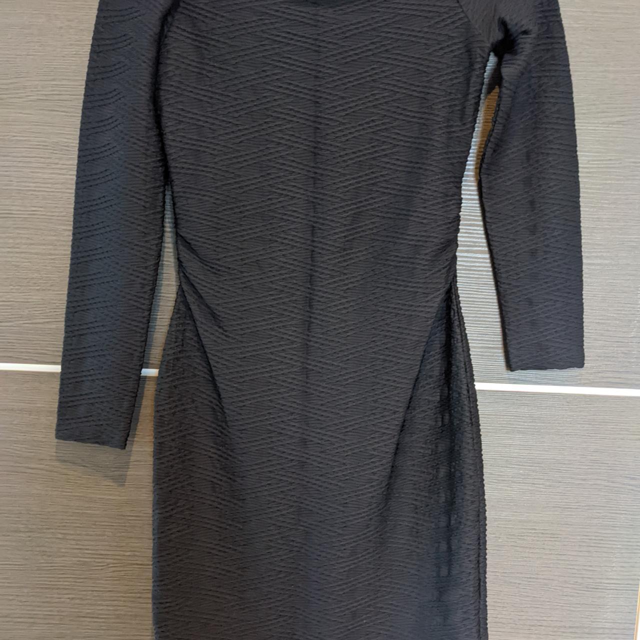 reiss black shirt dress