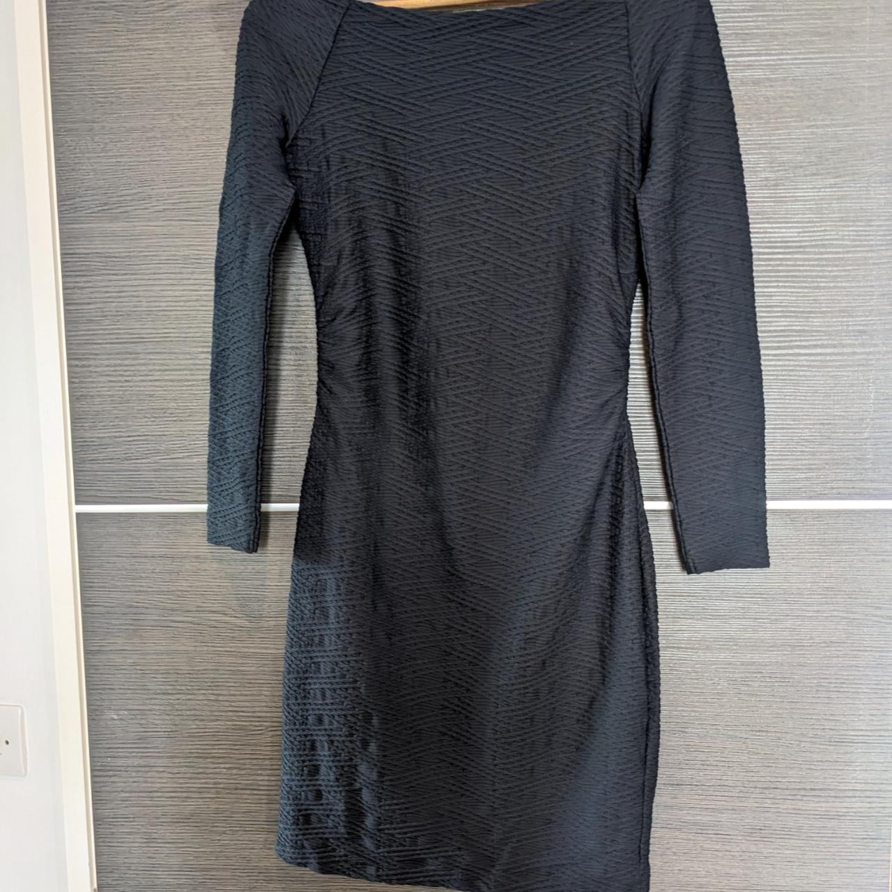 black medium length dresses