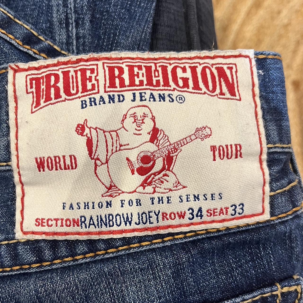 True Religion Baggy fit jeans Great condition Open... - Depop