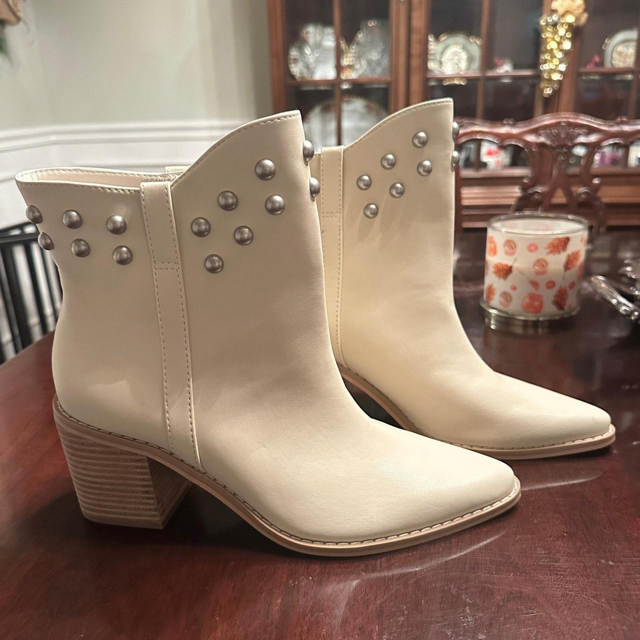 Source Unknown Women's Boots - Cream - US 9 – OAS… - image 3