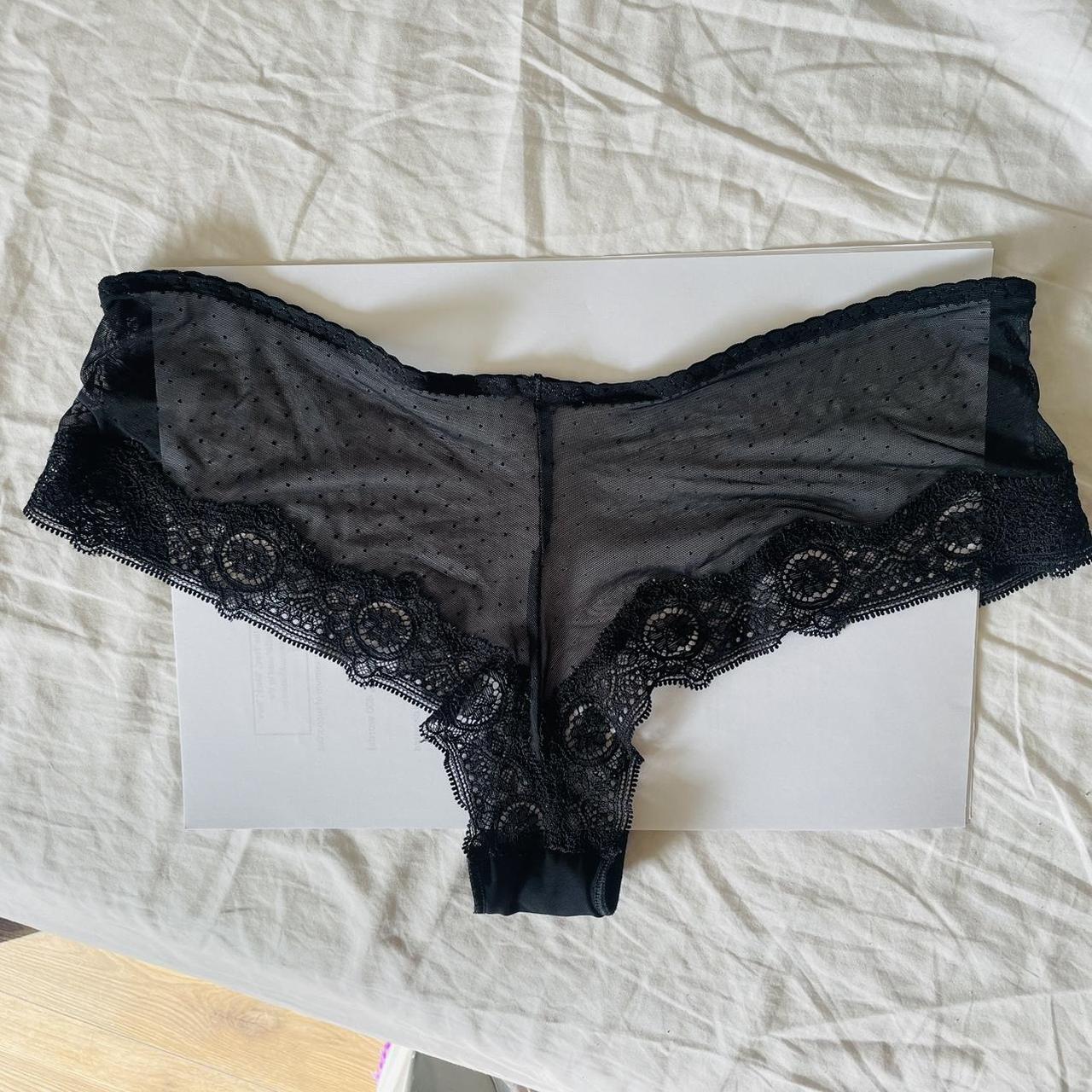 One set of sexy lingerie in black from Passionata - Depop