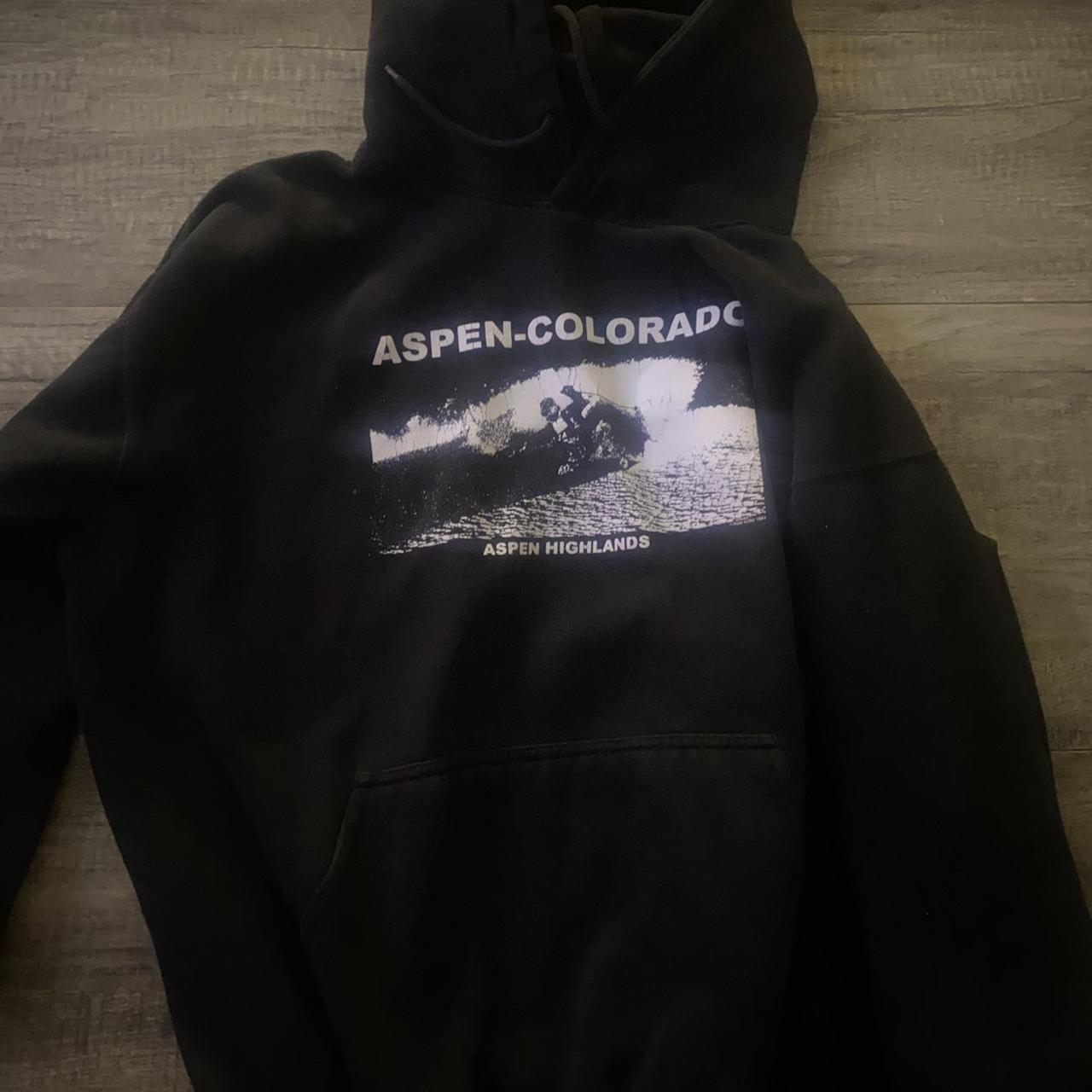 Brandy Melville Women's Black Sweatshirt Depop