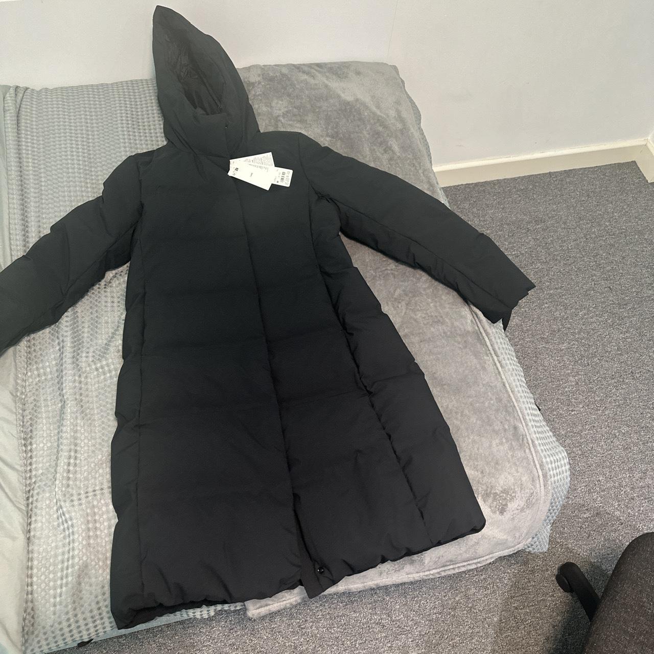 Seamless down long outlet coat