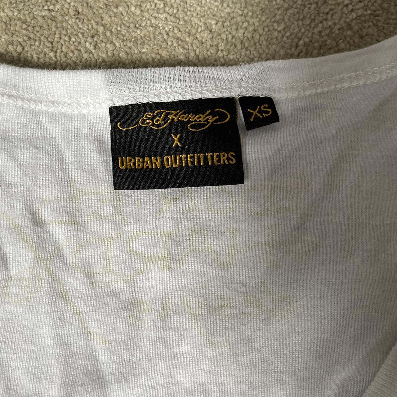 DONT BUY ed hardy x urban outfitters tank top size... - Depop