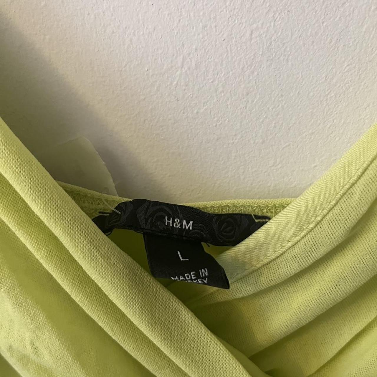 H and m outlet green blouse