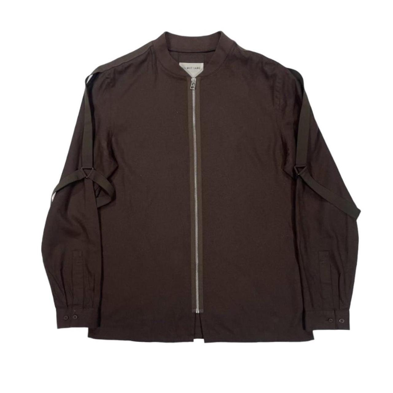 Helmut Lang Bondage Shirt jacket , Brown - Cotton...