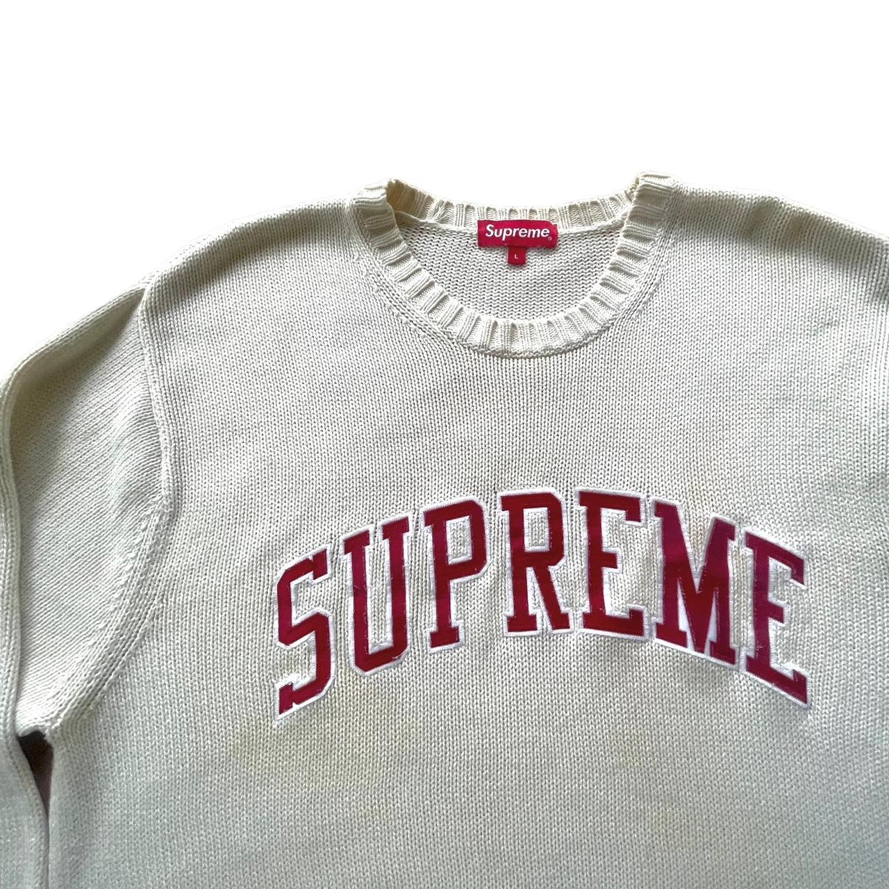 2016 Supreme tackle twill crew neck sweater Size... - Depop