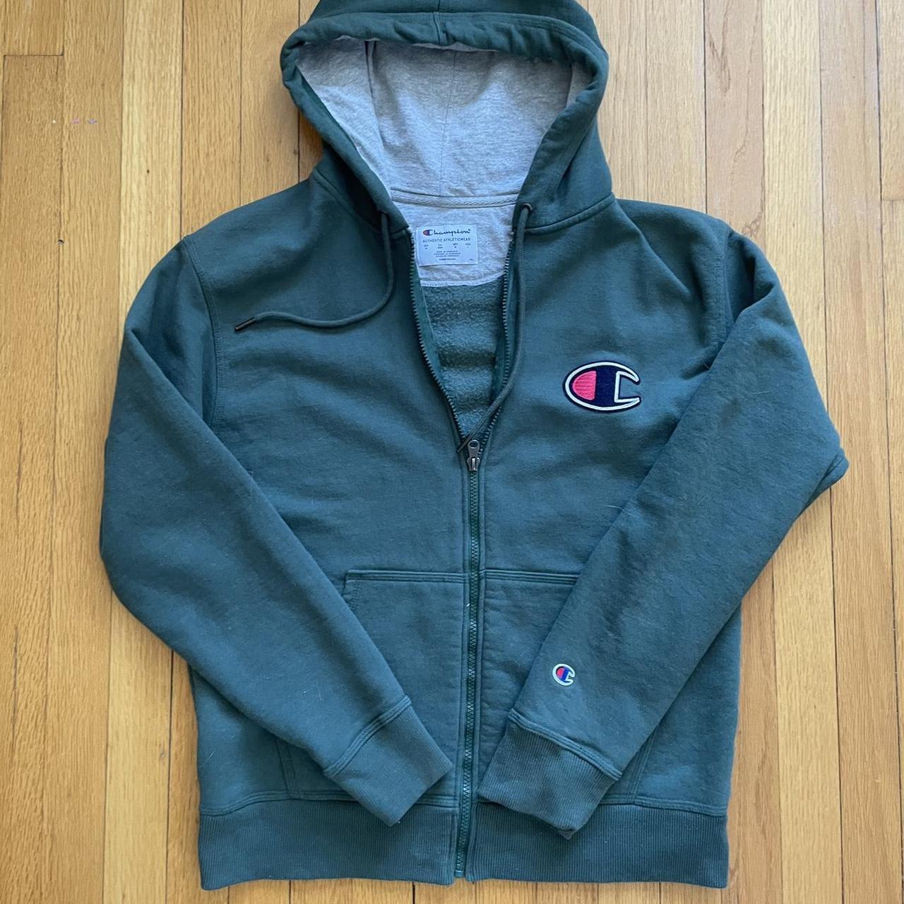 Sage green champion sweatshirt Clearance