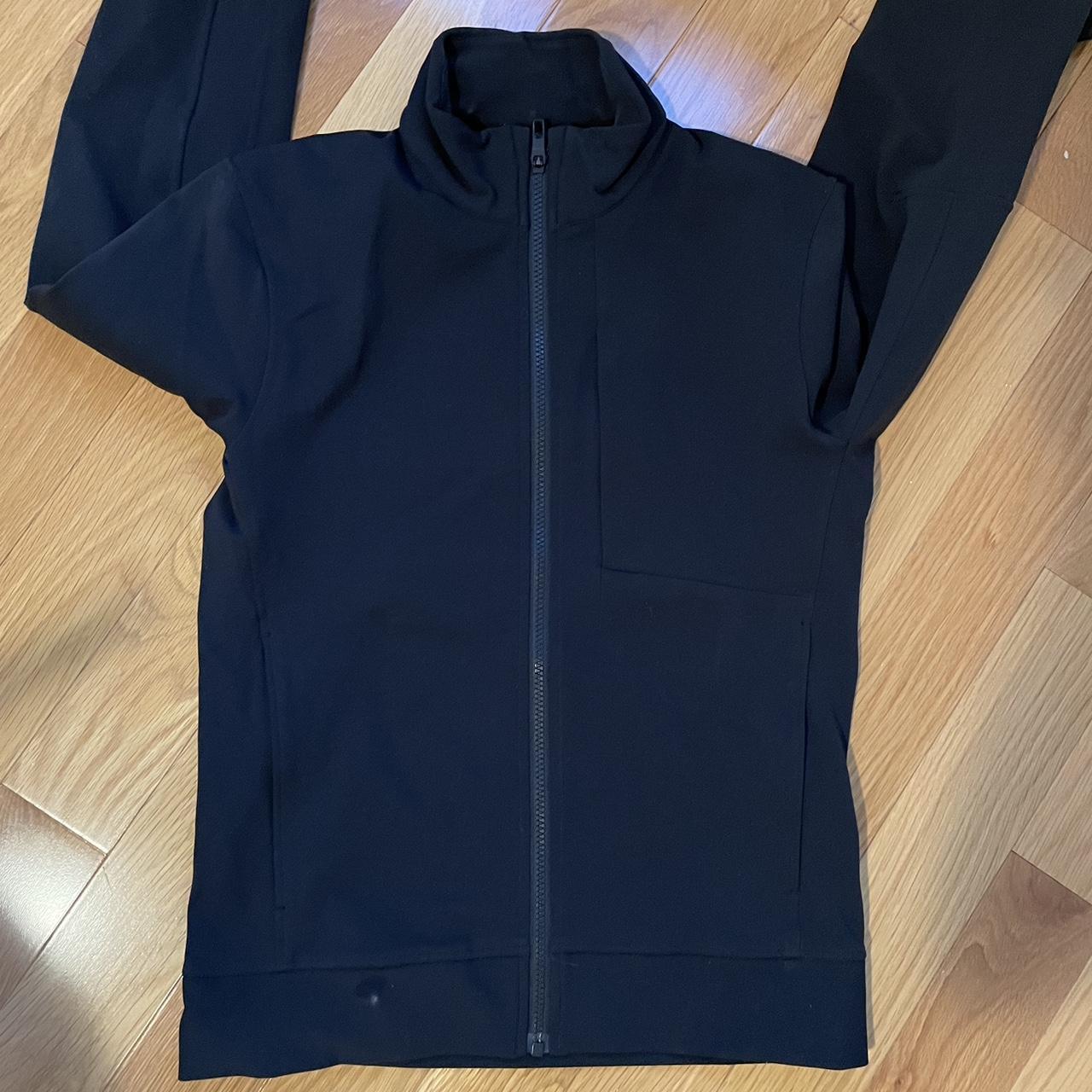 Black lululemon zip up. Too small for me. Little... - Depop