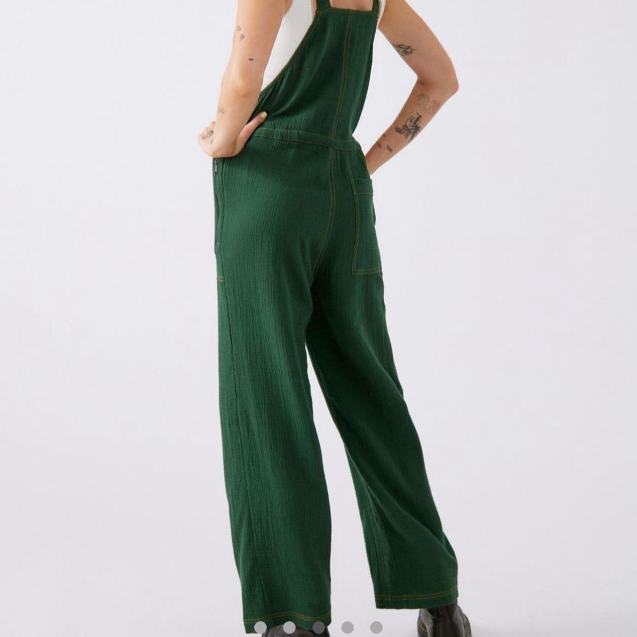 Urban Outfitters Jumpsuit Overalls in Forest Hunter. Depop