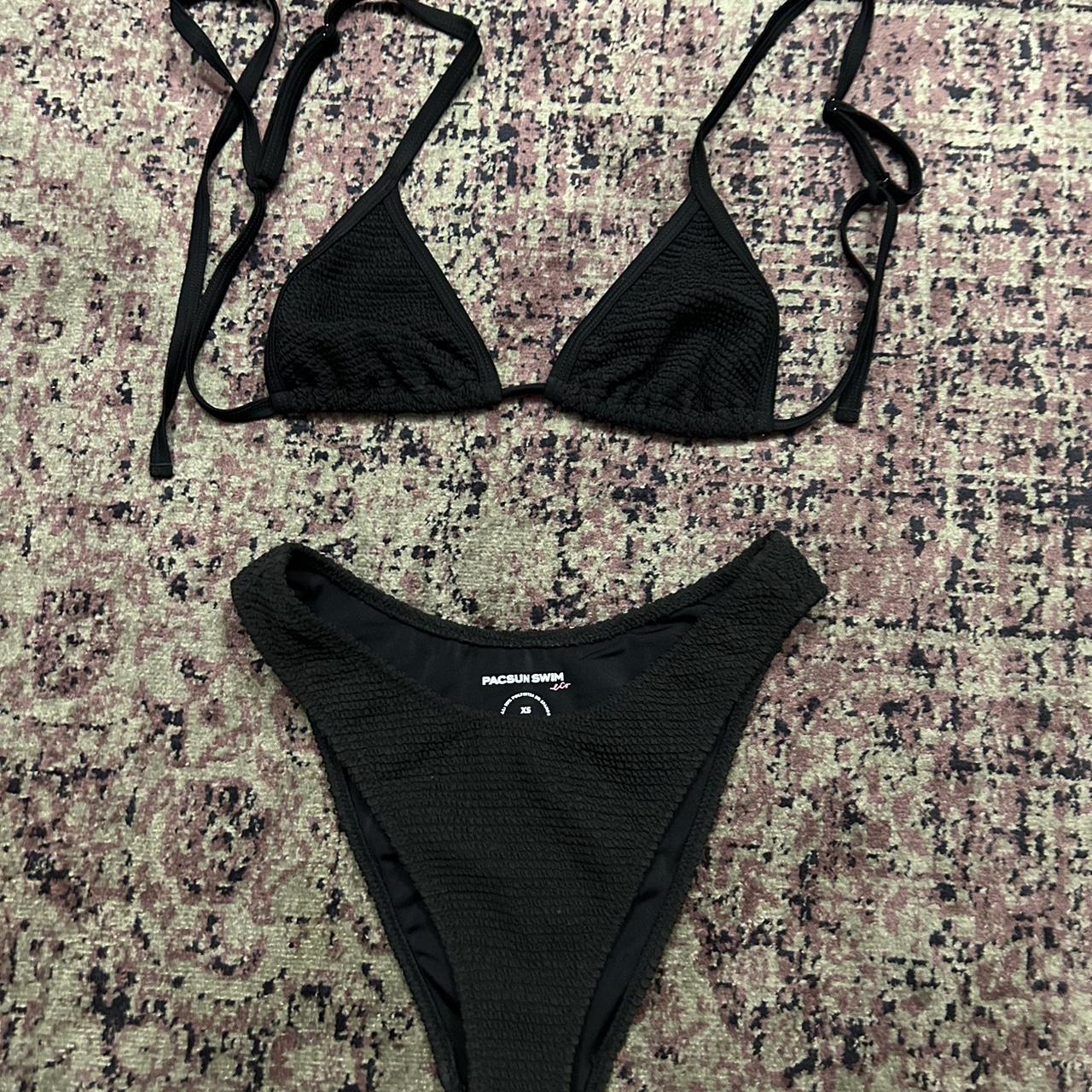 La Hearts By Pacsun Womens Black Bikinis And Tankini Sets Depop 5373