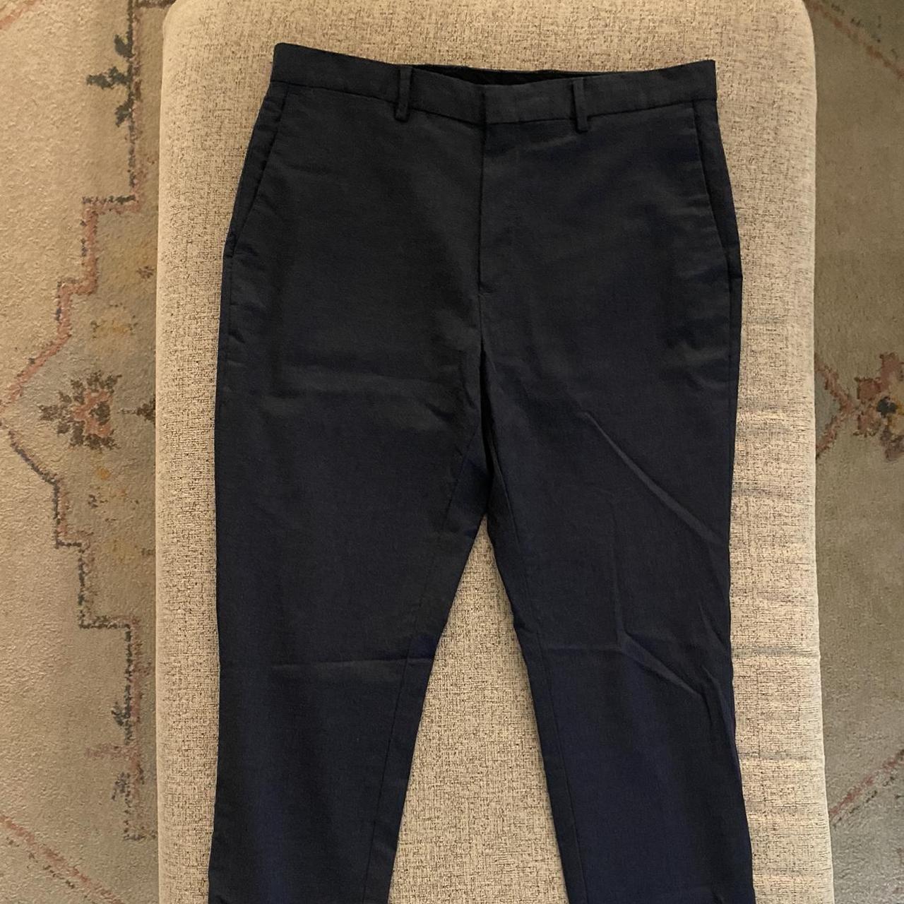 Banana Republic Men's Blue Trousers | Depop