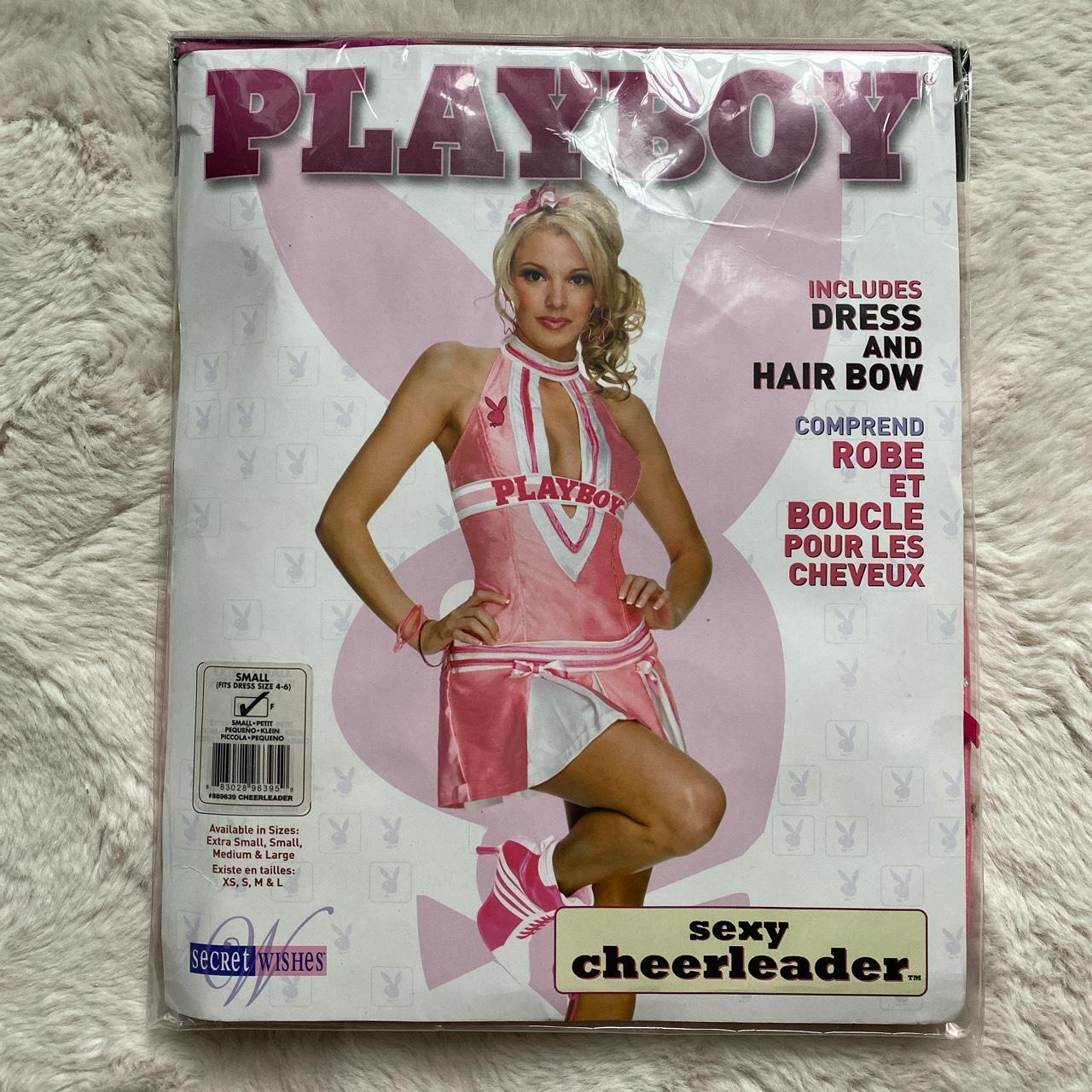 Sexy playboy cheerleader Halloween costume 💕 SIZE - Depop