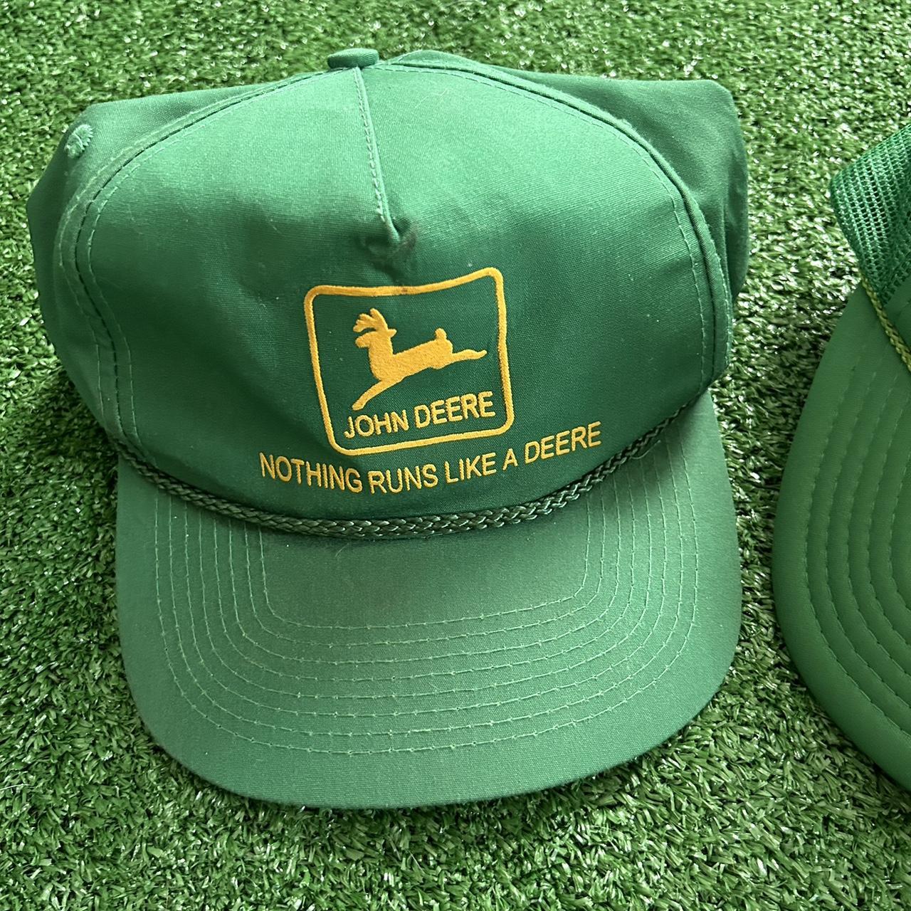 John Deere Trucker hats Snapback PANEL LISTING... - Depop