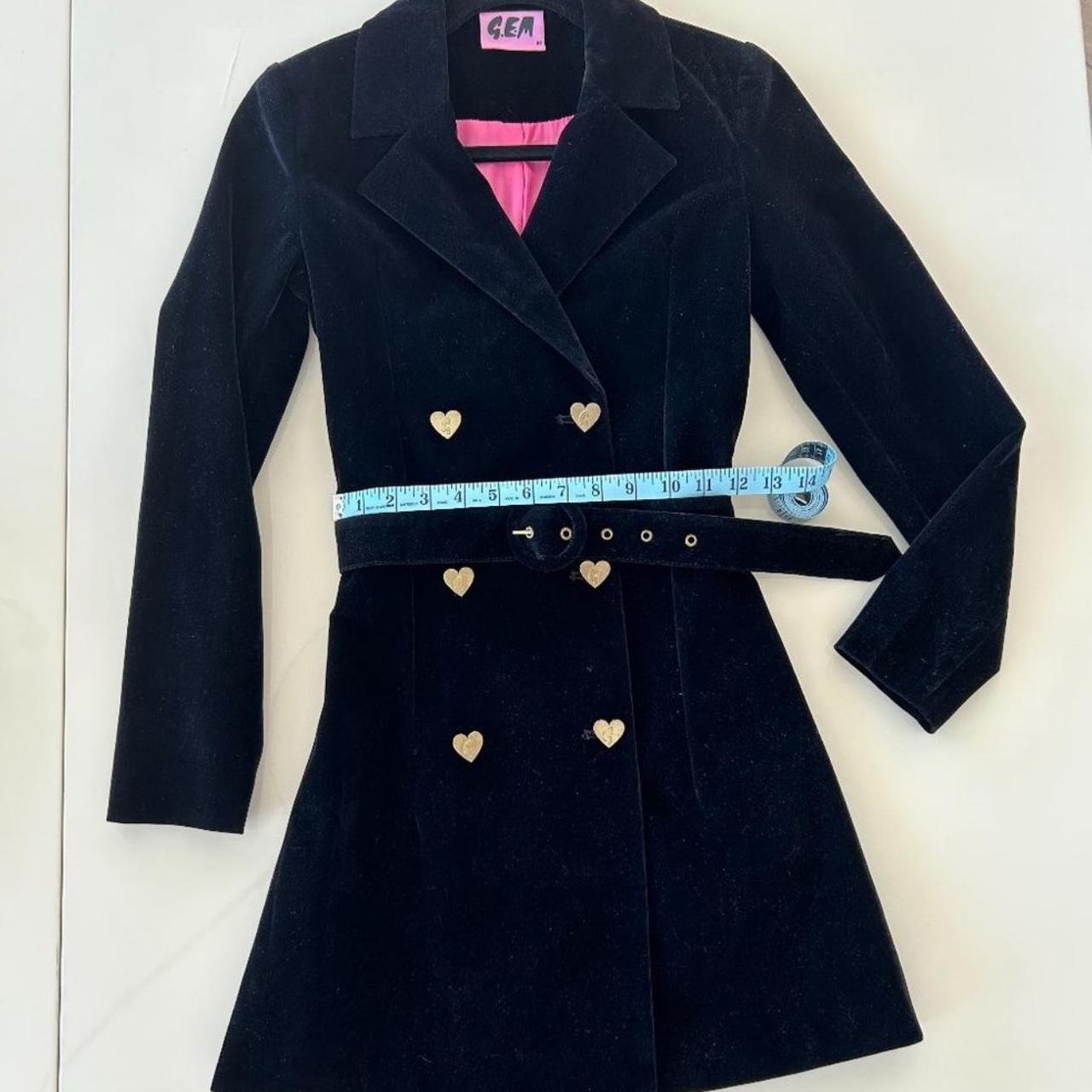 Lazy oaf gem velvet blazer dress best sale