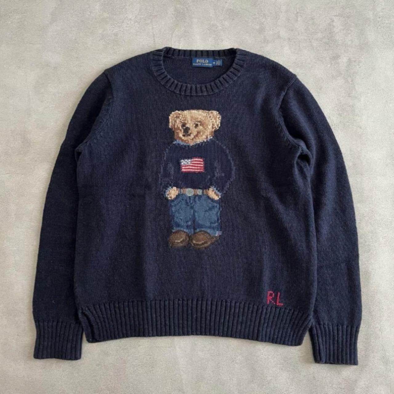 Polo bear sweater big and tall best sale