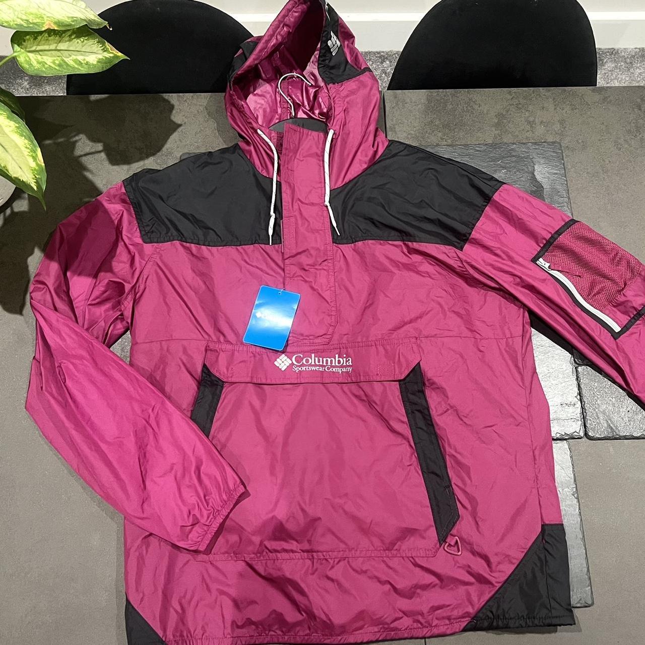 Columbia hood river challenger windbreaker in pink online