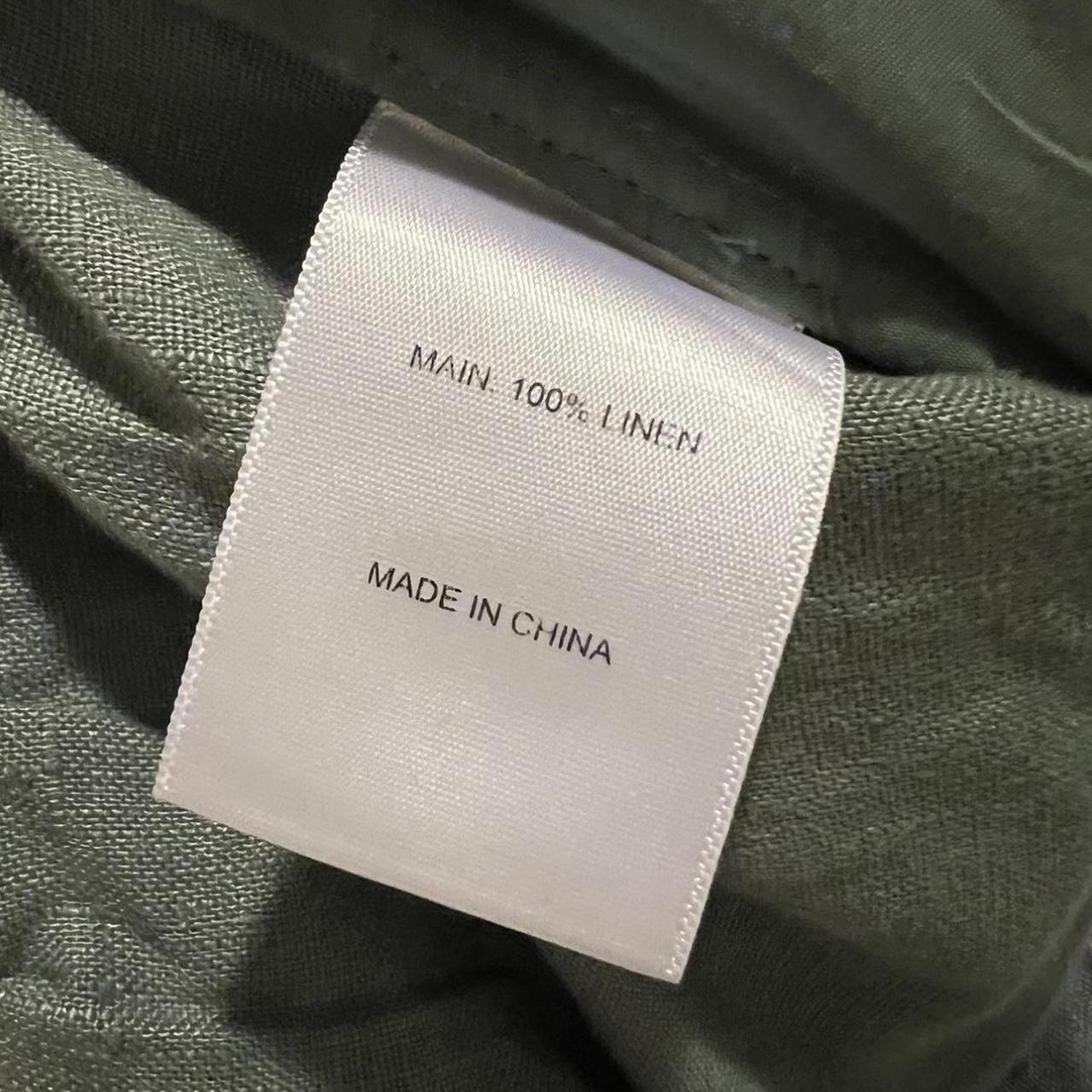 Aje linen shorts Dark green linen Super cute and... Depop