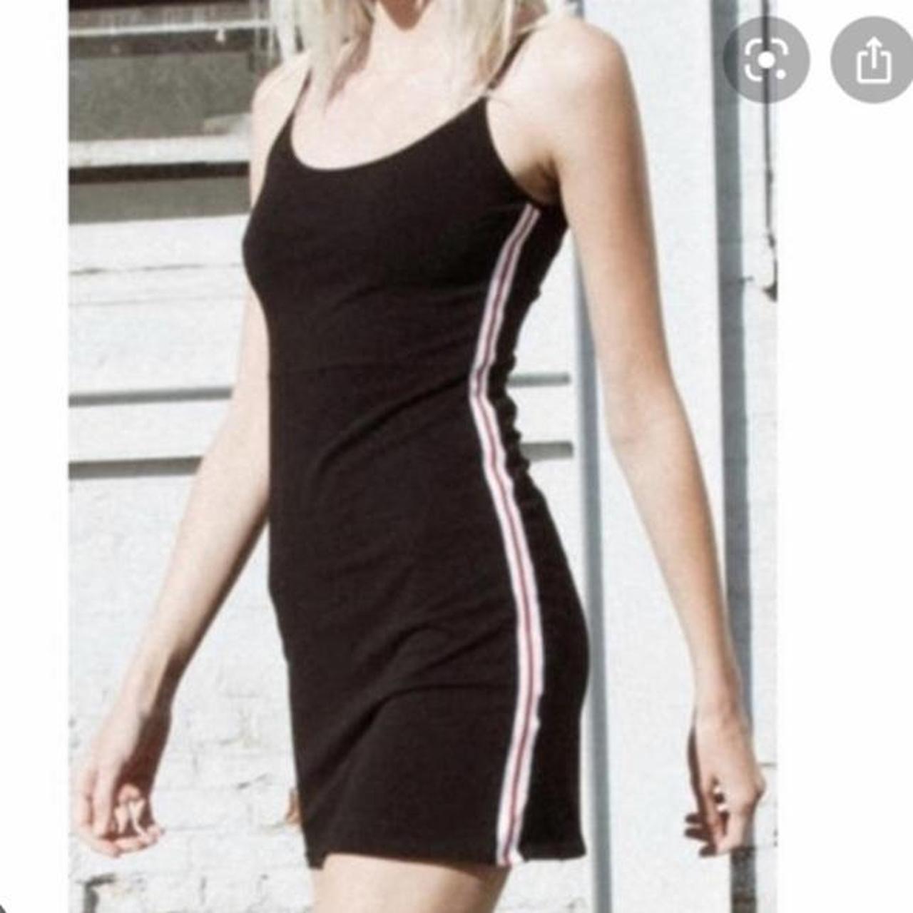 Brandy Melville striped kyran dress one size, small,... Depop