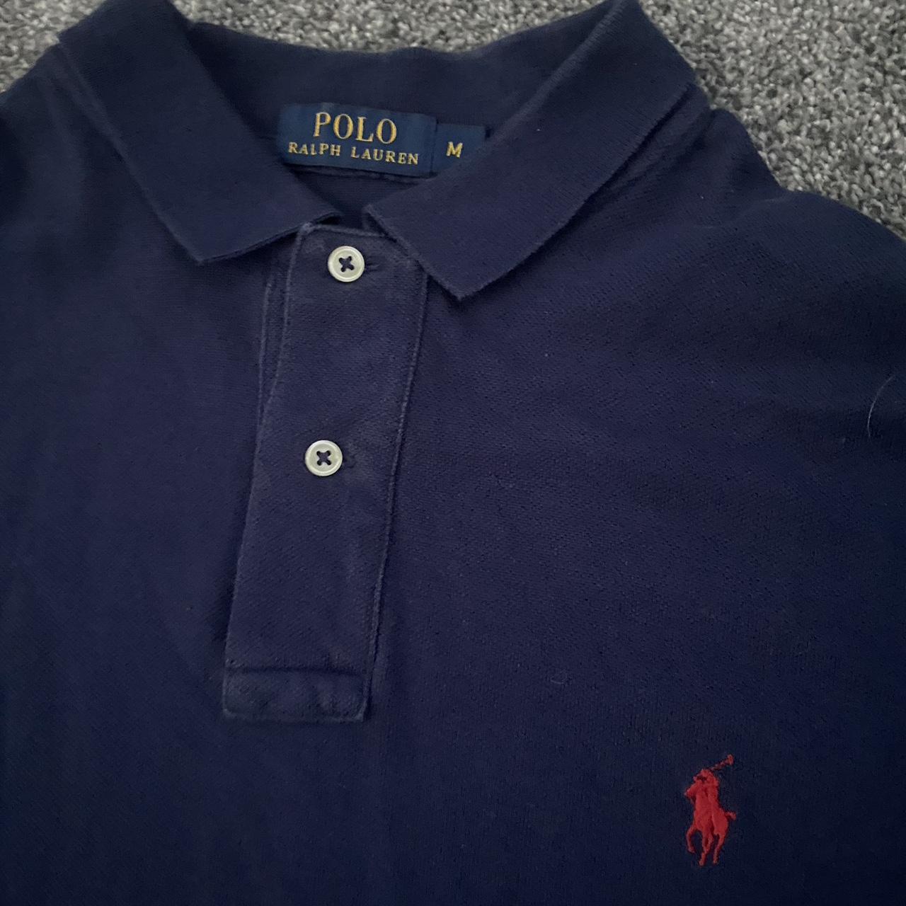 Ralph Lauren Long Sleeve Polo 100% Genuine No marks... - Depop