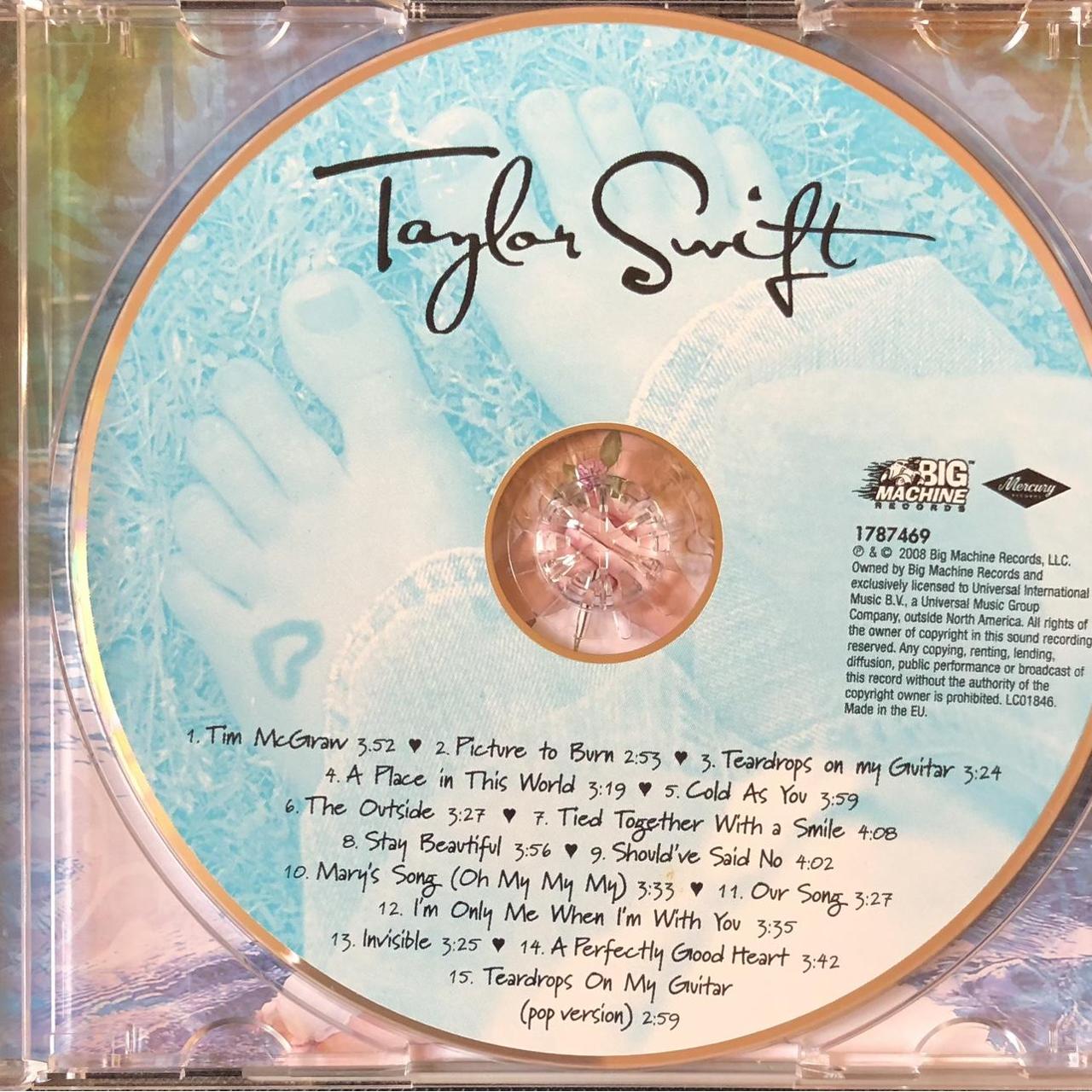 Taylor Swift Self Titled CD Album AUSTRALIAN Depop